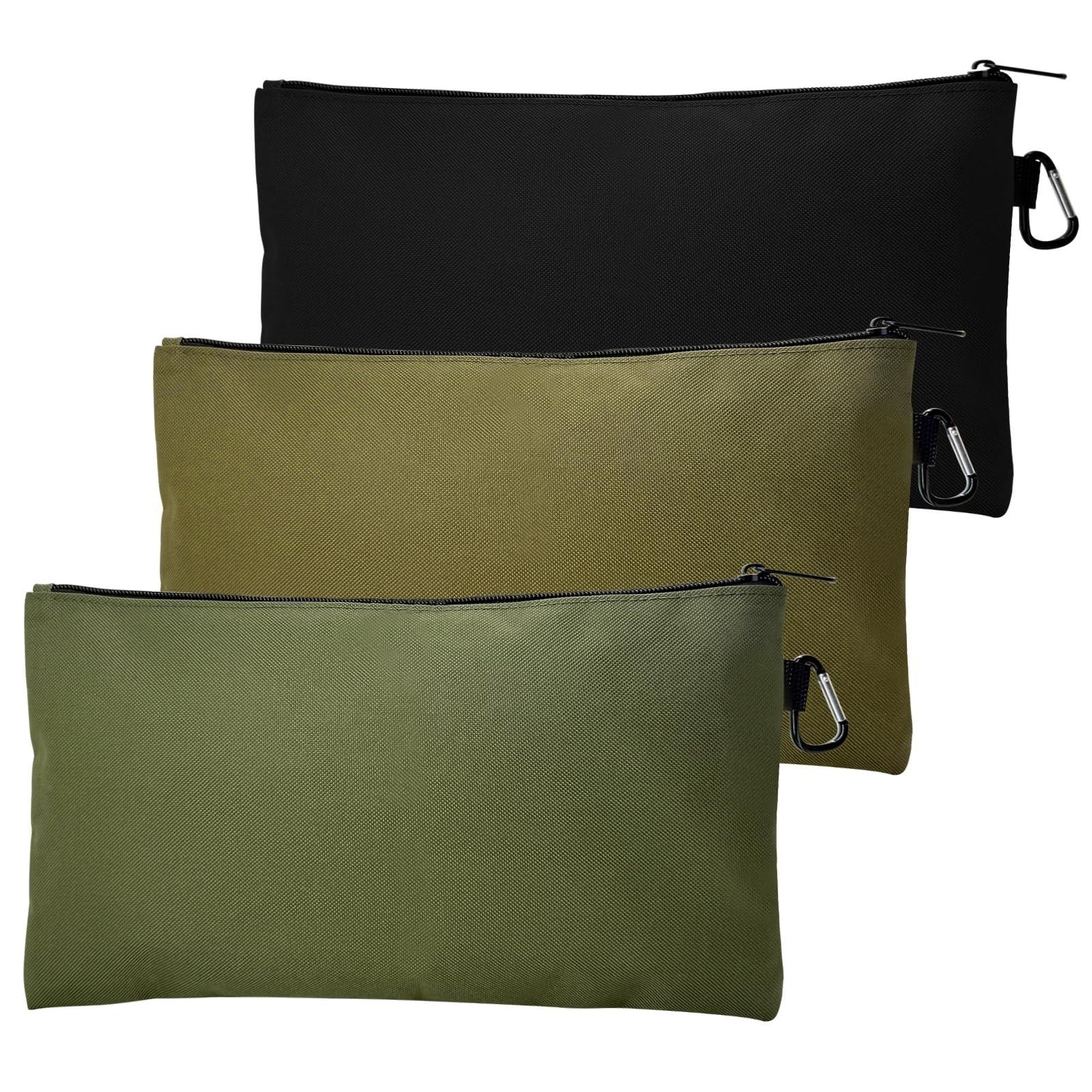 3 Pack Tool Pouch, Premium Small Tool Bag, Multipurpose Zipper Pouches