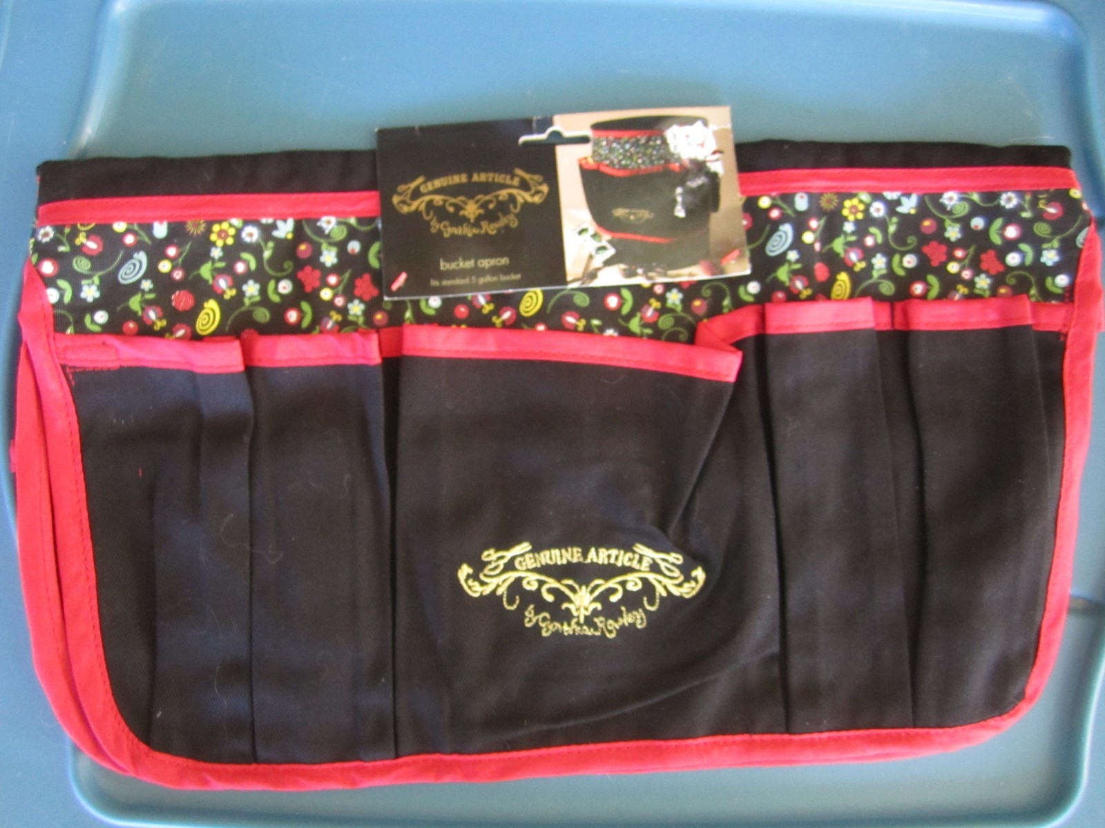GARDEN Tool Organizer CADDY Pockets Fits to 3.5-5 Gallon Bucket cynthia rowley