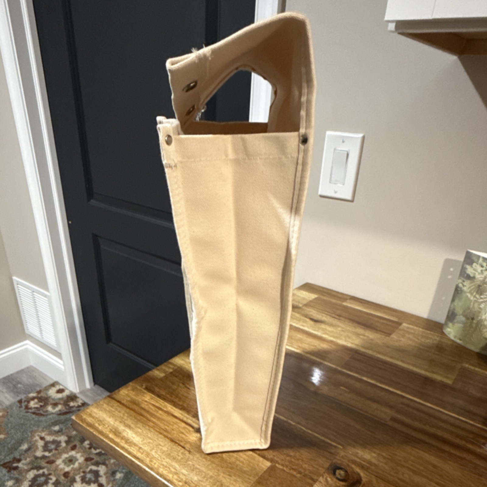 Klein Tools 5124-15 Canvas Tool Bag Beige with Metal Hook