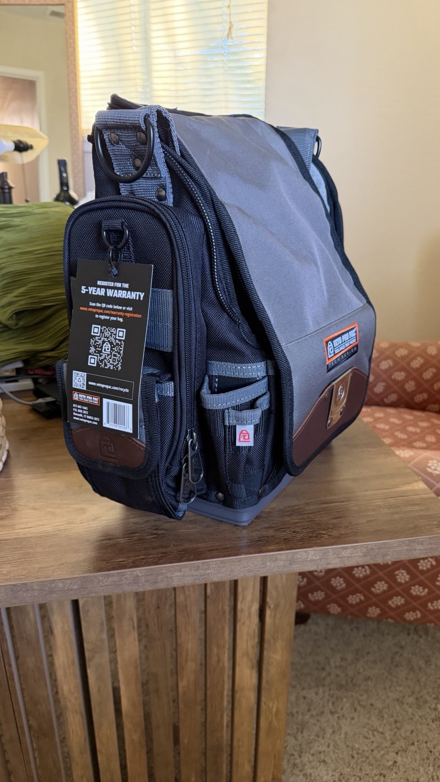 Brand New TP-XXL Closable Extra-large Tool Bag. Side Mount Padded Meter Pocket.