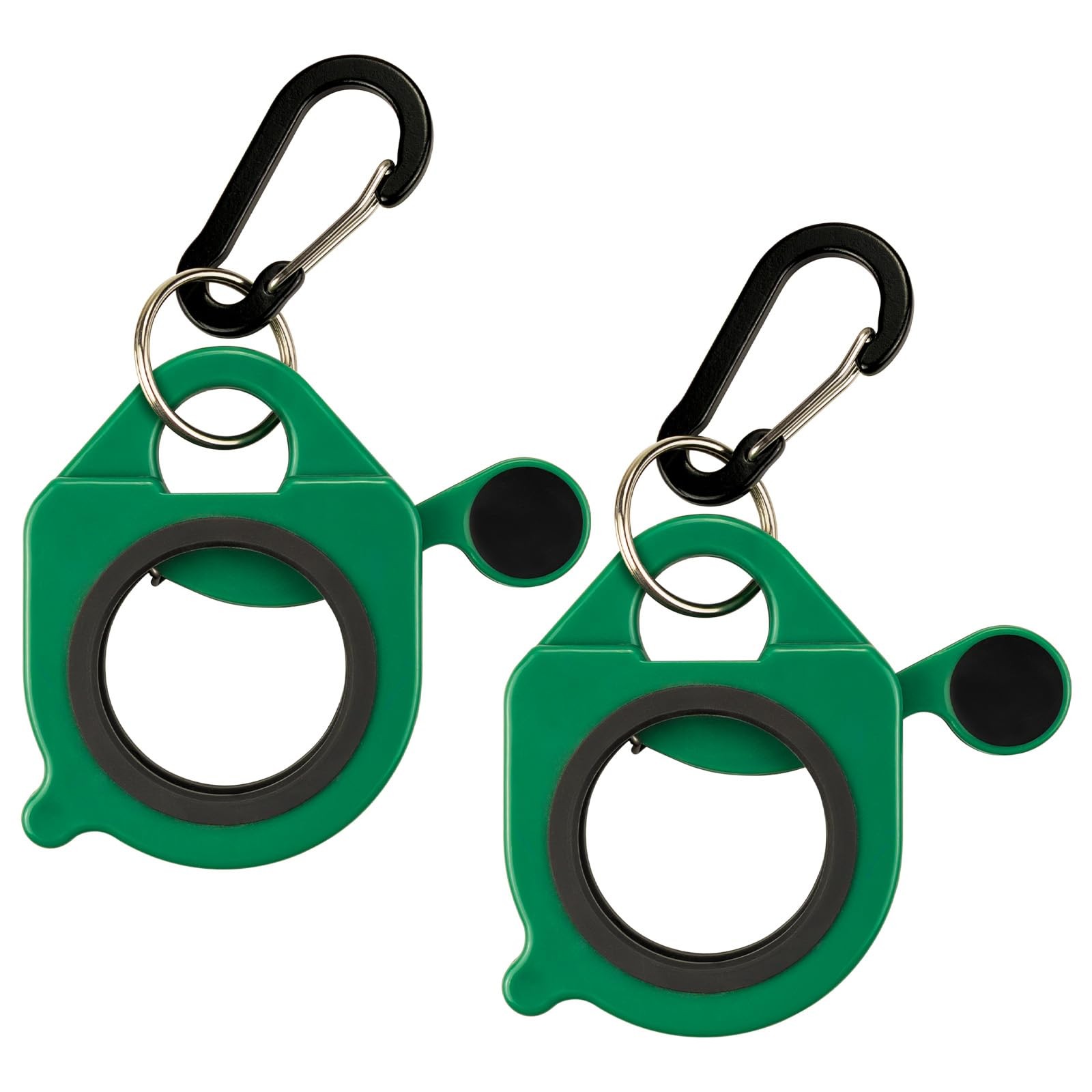 LYNCSEDAR Zip Tie Holder, 2-Pack Green Cable Holder 2-Pack,