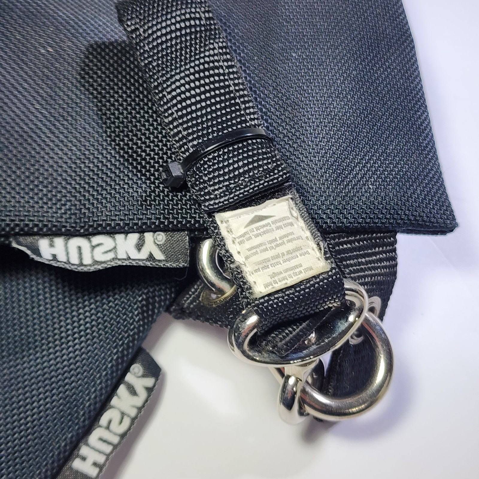 2 Husky Zipper Storage Pouches Work With Hook And Velcro Strap Set Mesh Strip