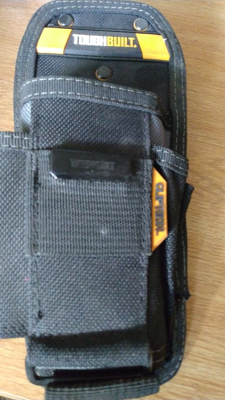 ToughBuilt Technician Tool Pouch w/Cliptech, 7 Pocket, Black, Made In The USA