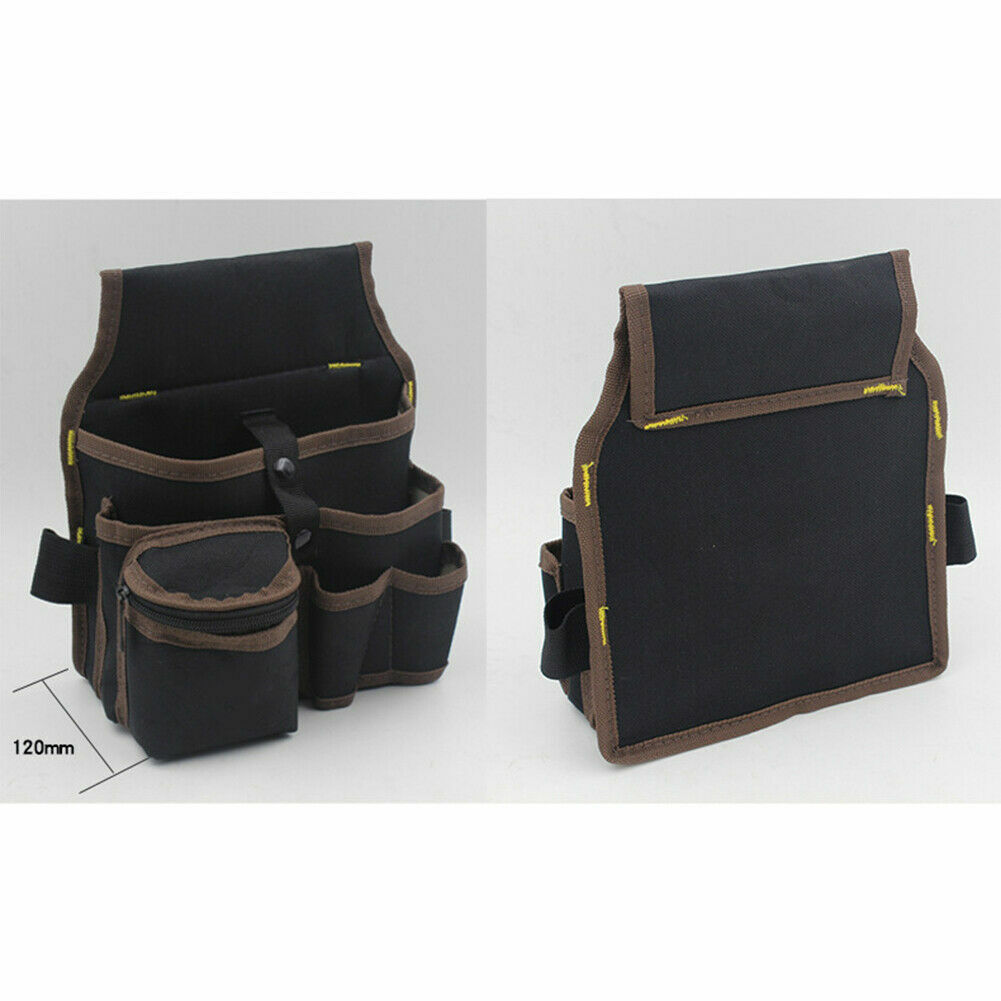 Electrician Waist Pocket Belt Tool Pouch Bag Canvas Hardware Toolkit Holder Bag