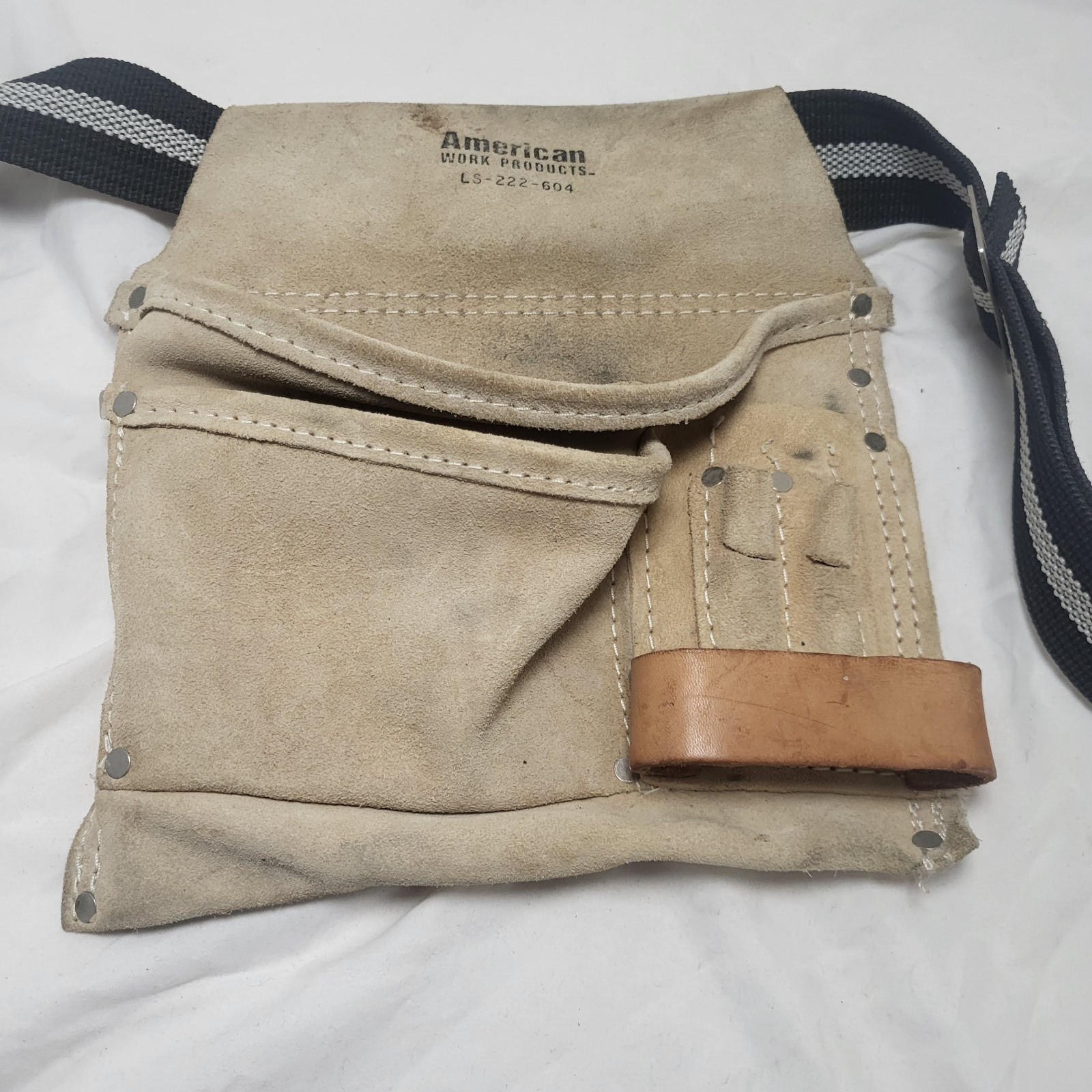 American Work Products Leather Nail Bag Tool Pouch