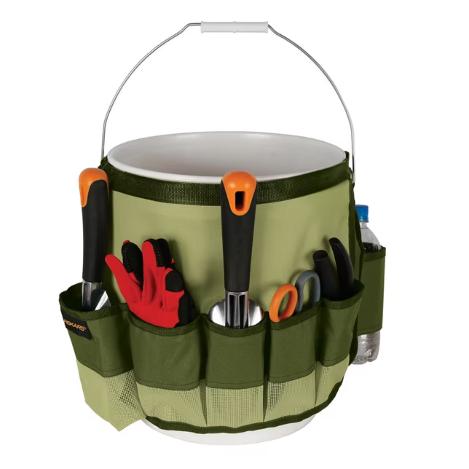 Fiskars Garden Bucket Caddy: 12.5 in. x 36 in. (Green)
