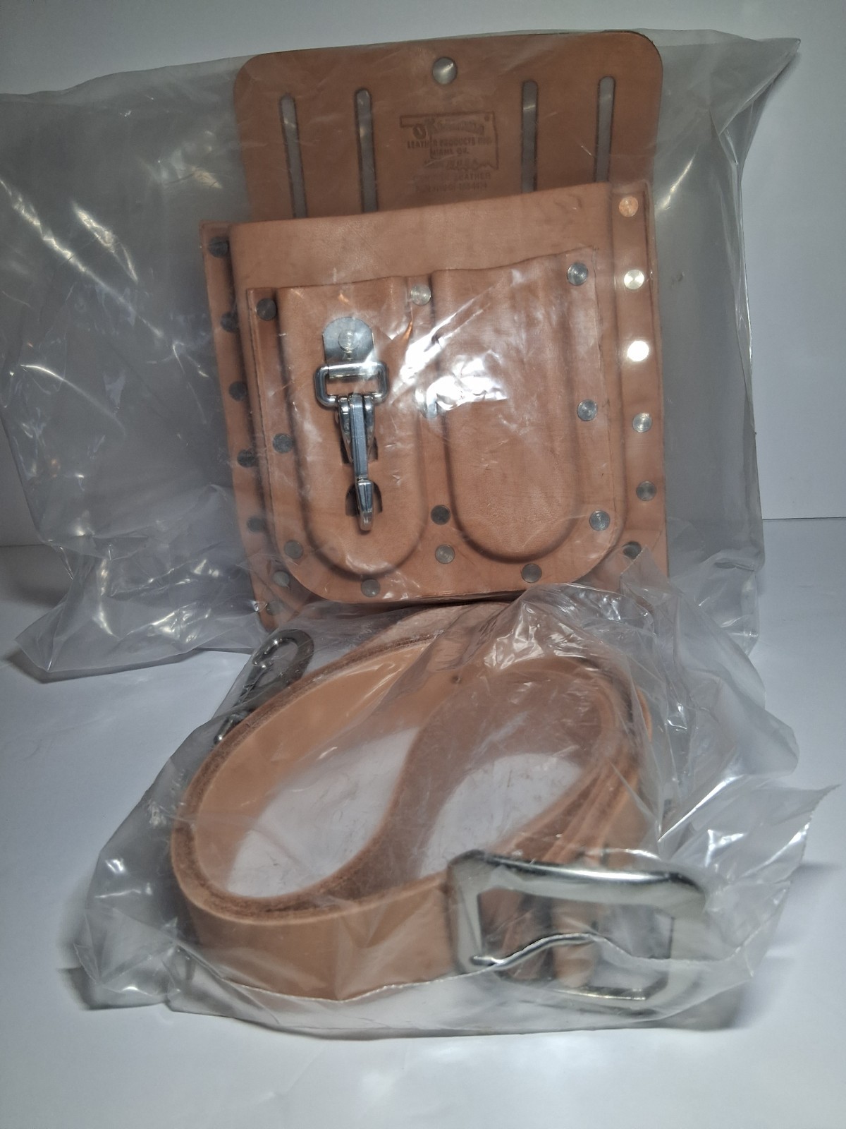 Oklahoma Leather Products 8 Pocket Tool Carrier Holster 5140 With Belt