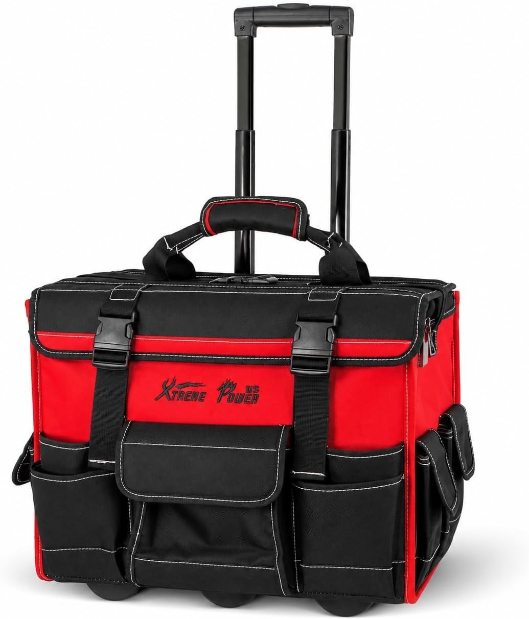 Professional 18-Inch Rolling Tool Organizer – Perfect for HVAC, Plumbing & More