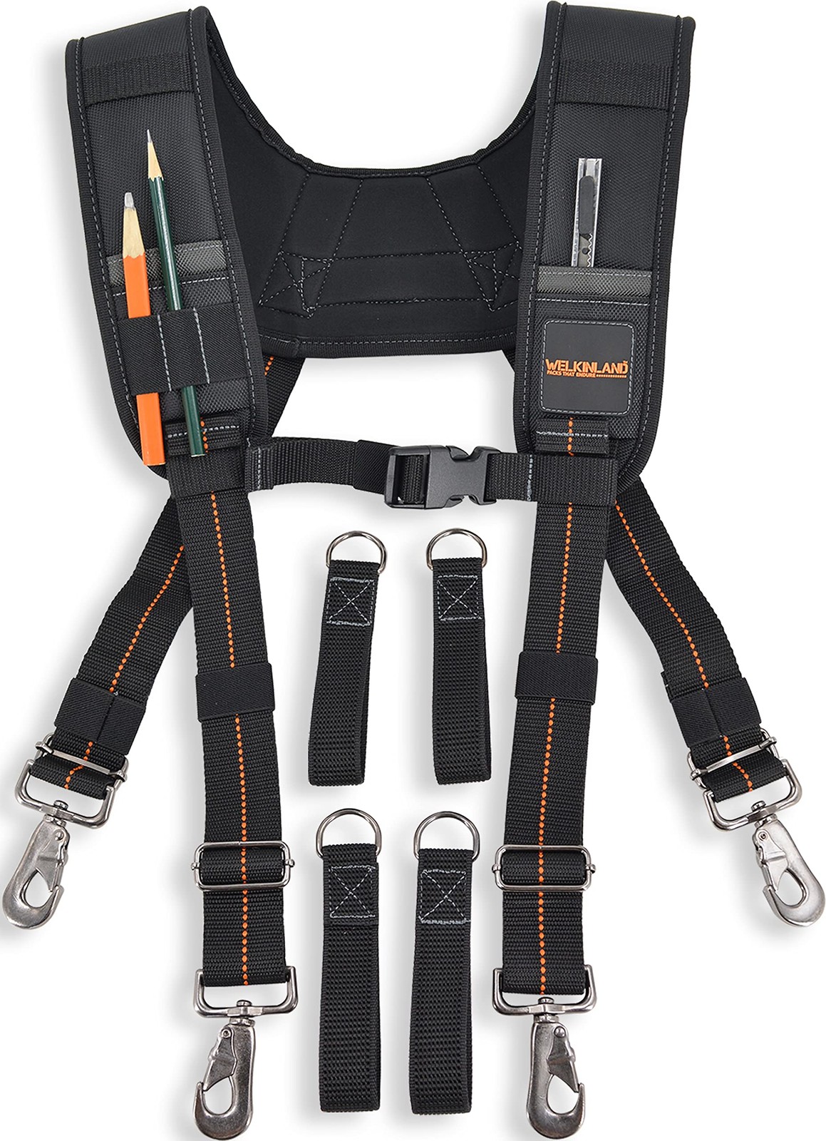 Tool belt suspenders for men, Nail bag suspenders, Tool bag construction susp…