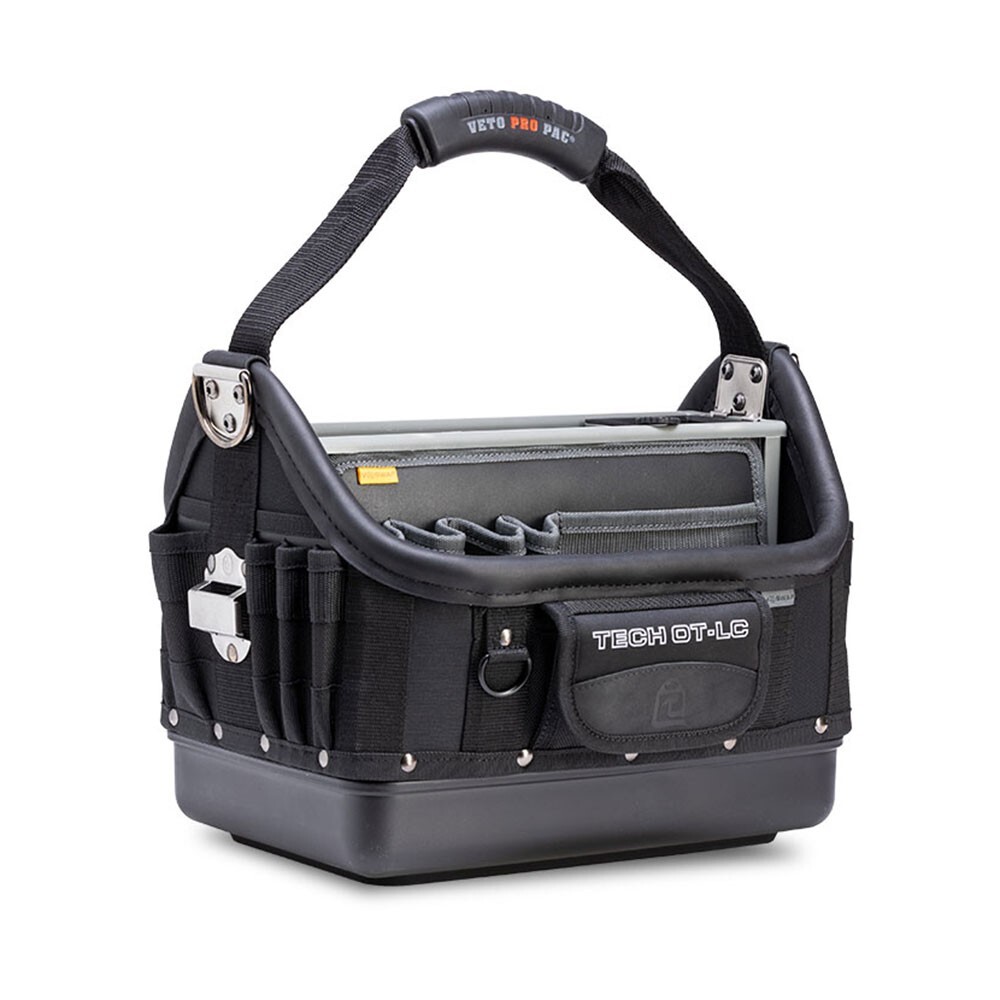 Veto Pro Pac TECH OT-LC BLACKOUT Open Top Tool Bag, VPP10790