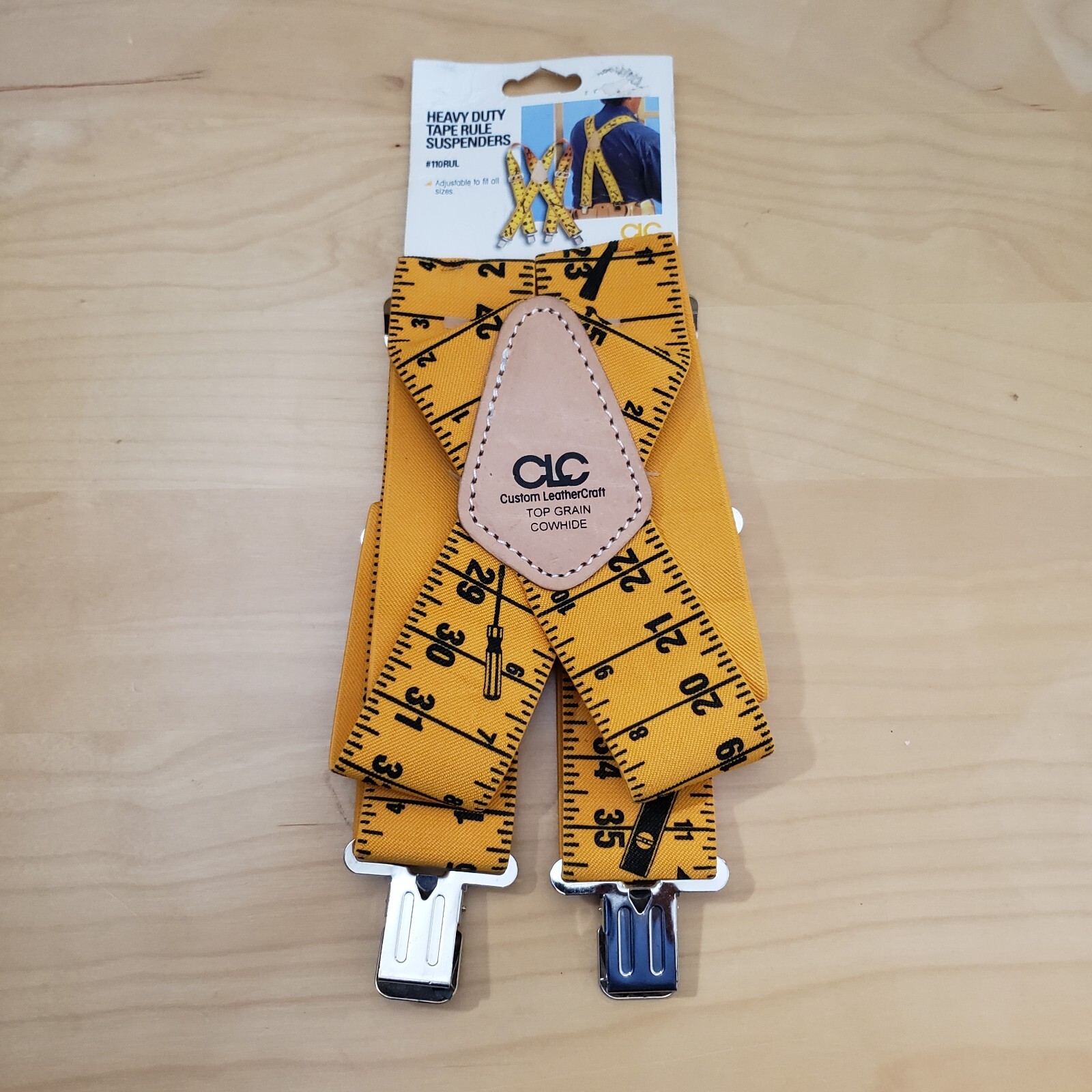 CLC Work Gear 110RUL 2″ Ruler Heavy Duty Elastic Suspenders 1999