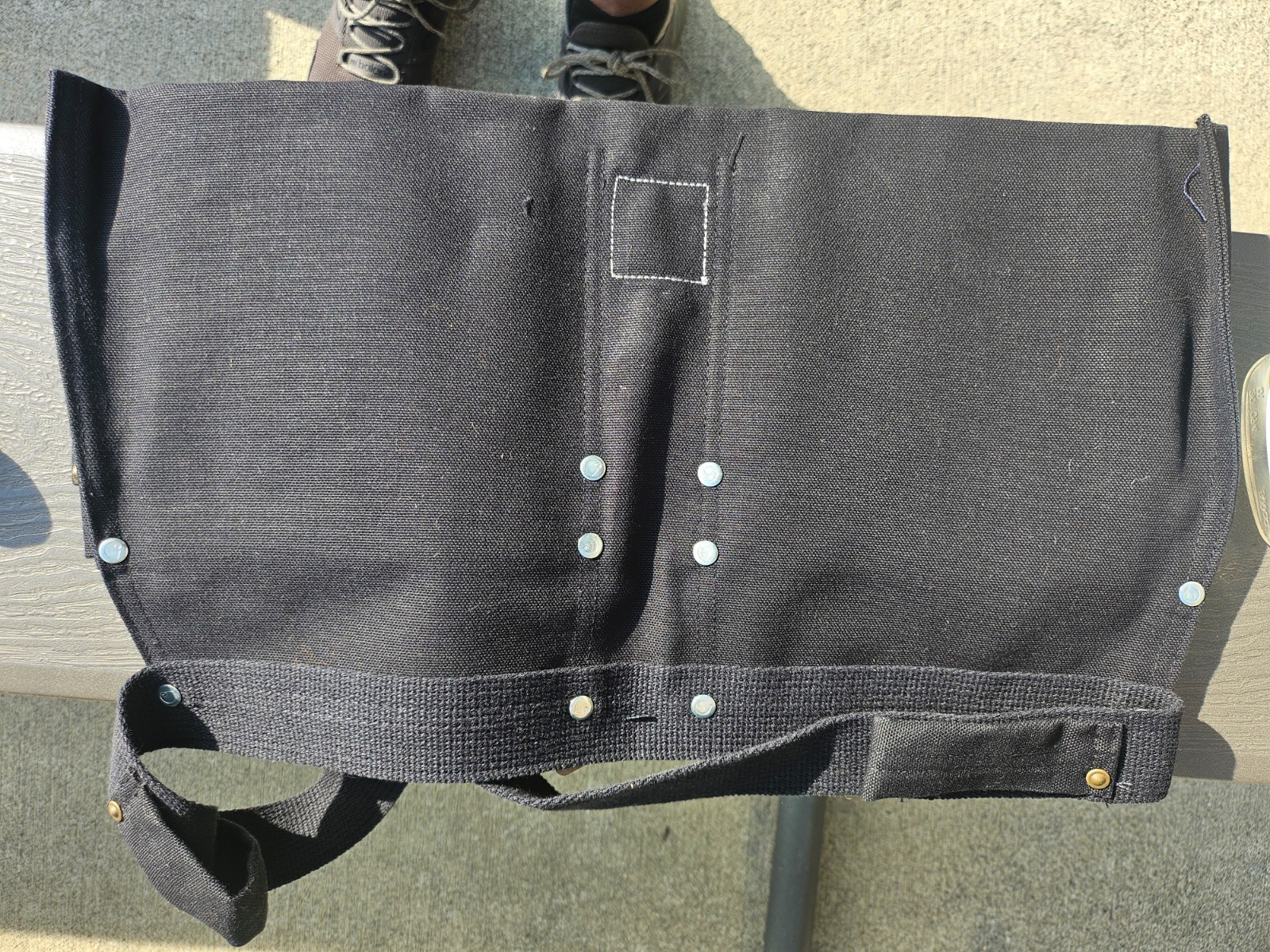 Carhartt Tool Apron Nail Pouch Black Duck Canvas Adjustable Belt New With Tags