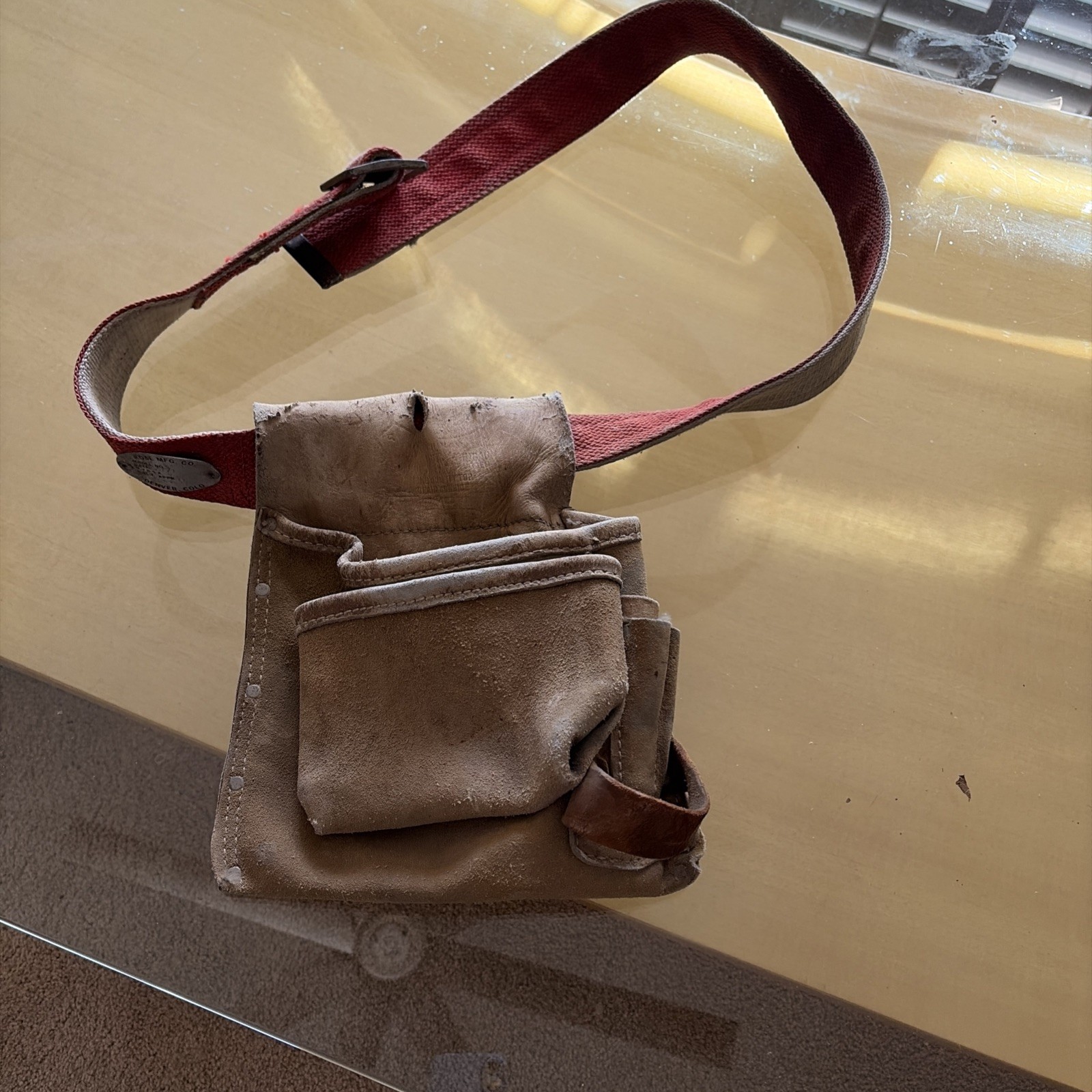 Vintage Ross Mfg. Heavy Duty Tool Pouch with Belt