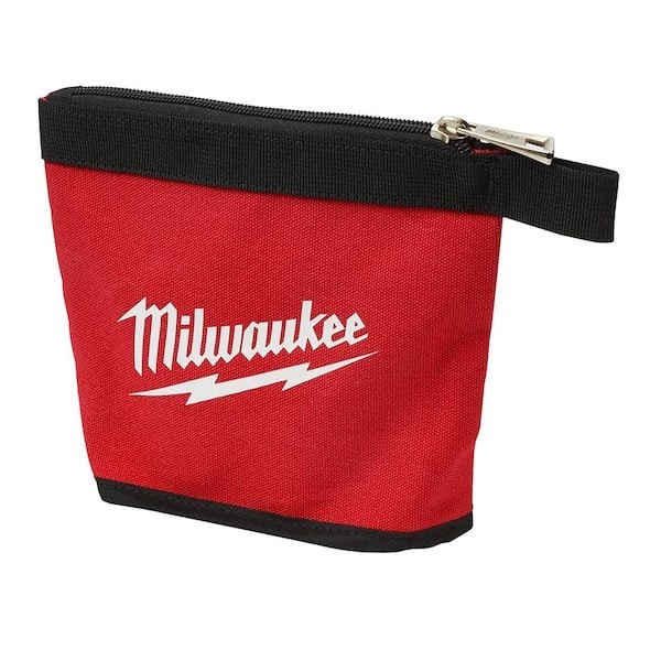 Milwaukee 14 in, 12 in, 8 in and 6 in Multi-Size Zipper Tool Bags in Red (4-Pk)