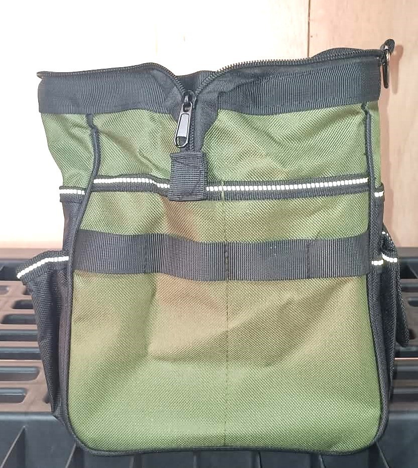 Army Green 15in Tool Bag/ Multiple Pocket Organizer Heavy Duty