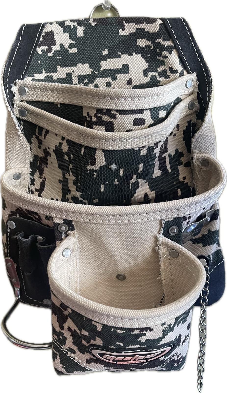 MASTPUR MultiPurpose HeavyDuty Canvas Nail/Hand Carpenter 10 pocket Tool Pouch