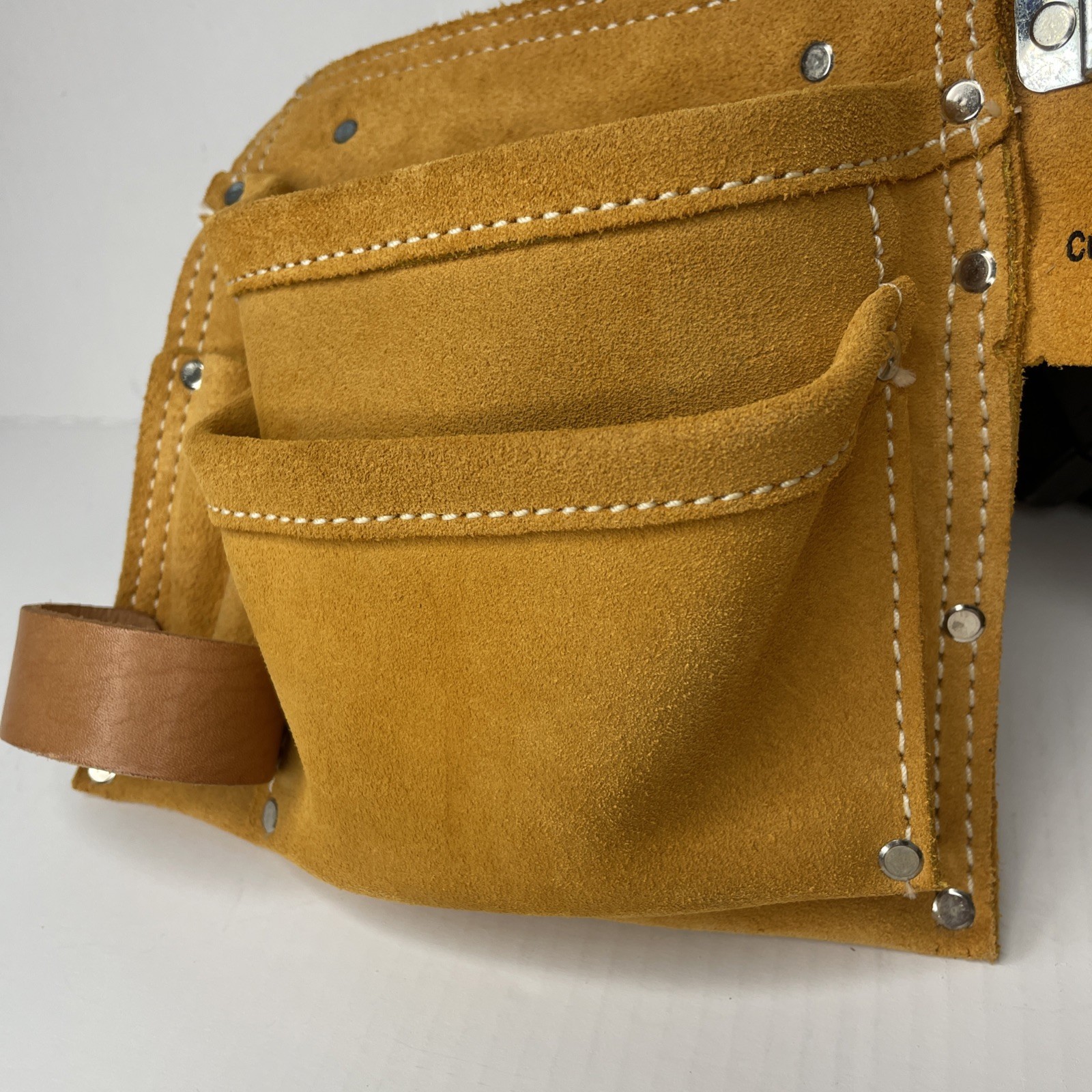 Custom Leather Tool Belt, No 370×2, Adjustable, Preowned Not Used