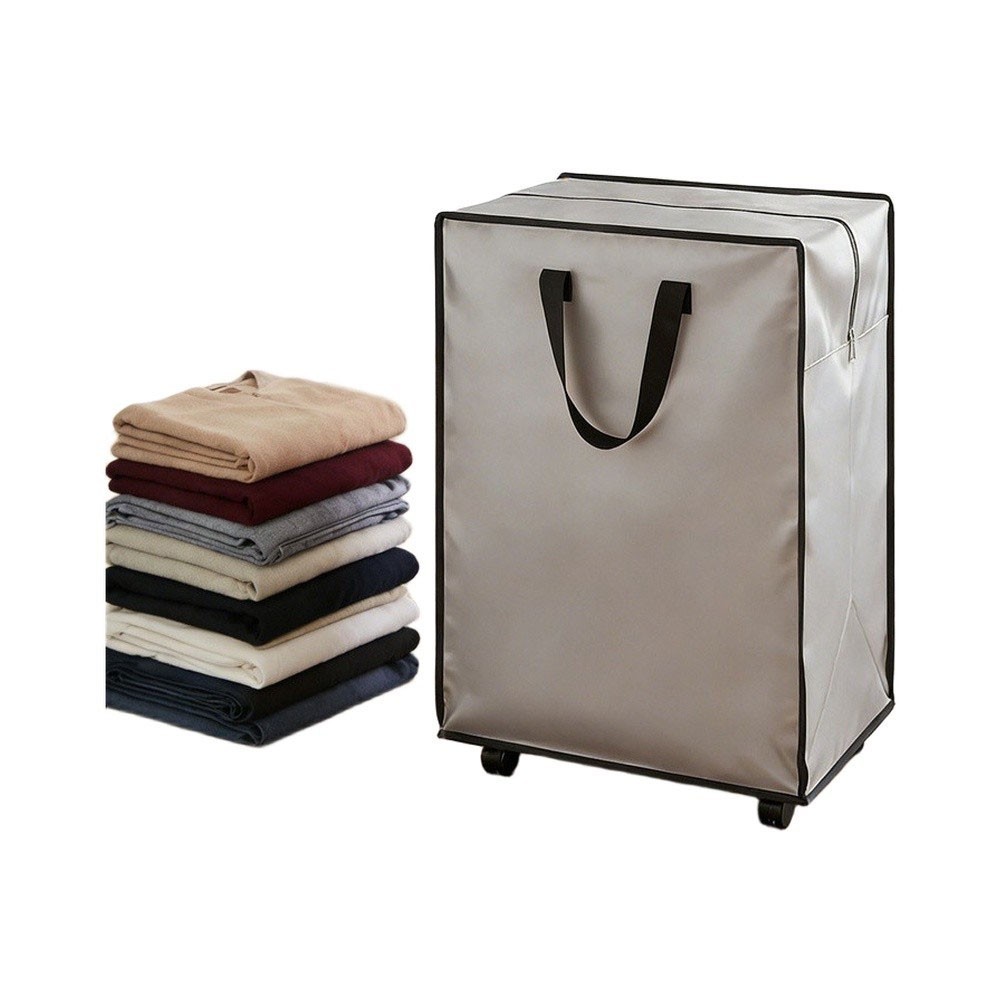 Waterproof PE Moving Bag Wheeled Design 42 33 65 cm Oversized Capacity