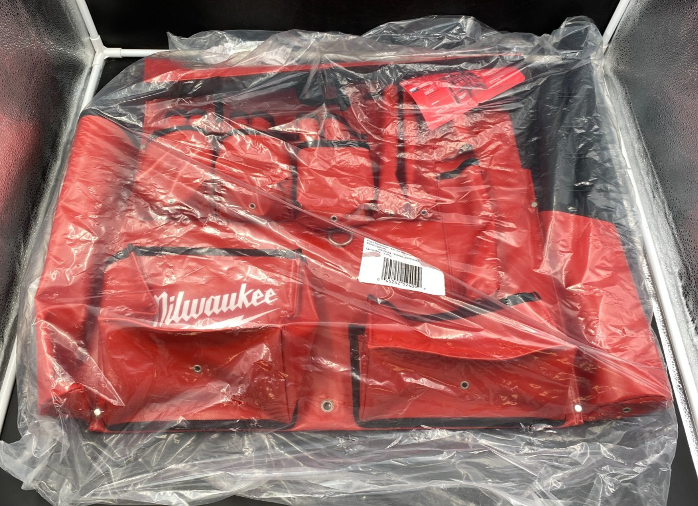 Milwaukee 48-22-8290N Linemans Aerial Tool Apron Vinyl 25 Pockets (Red) – NEW