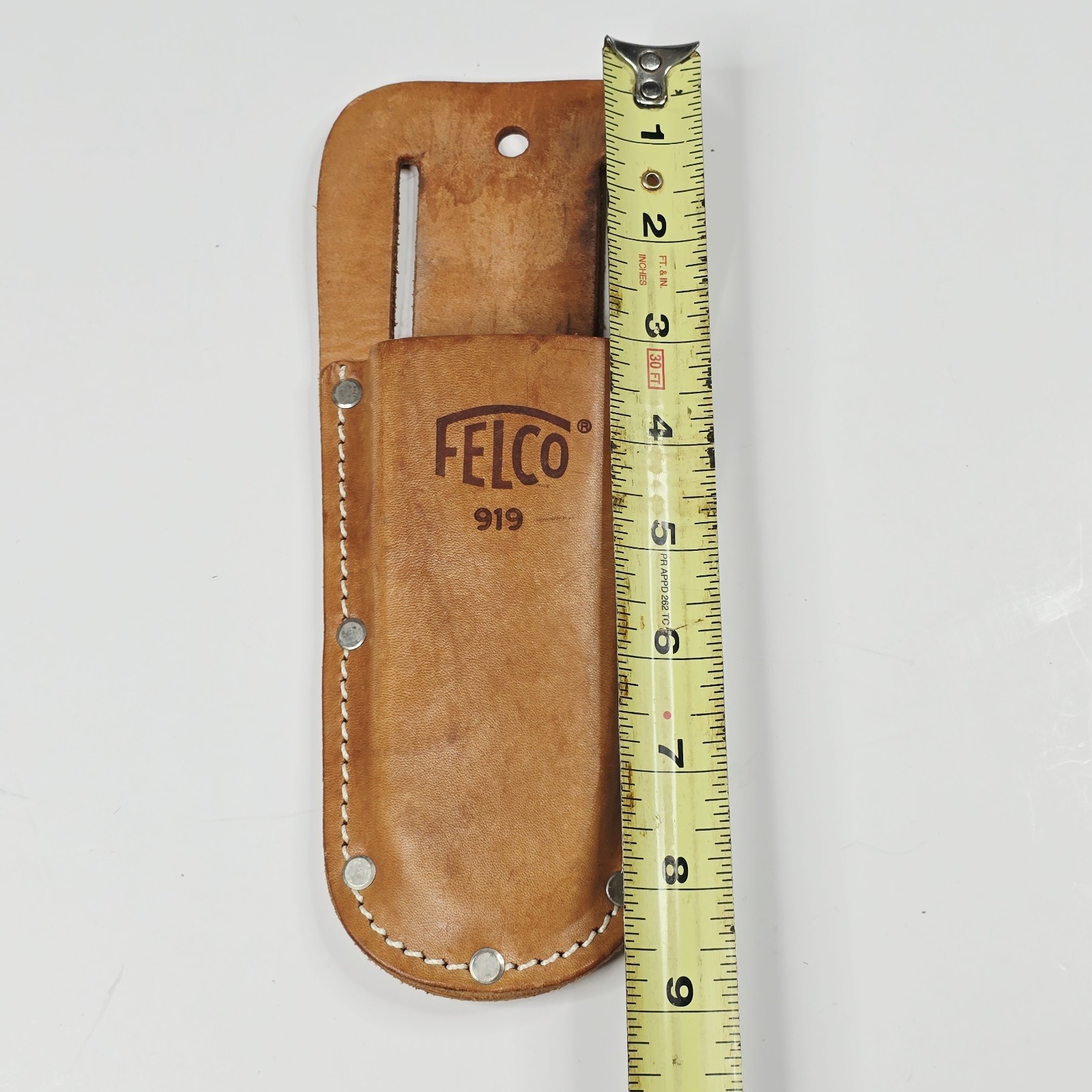 Felco 919 Leather Pruner Holster Sheath Tool Pouch Belt Loop Made In USA