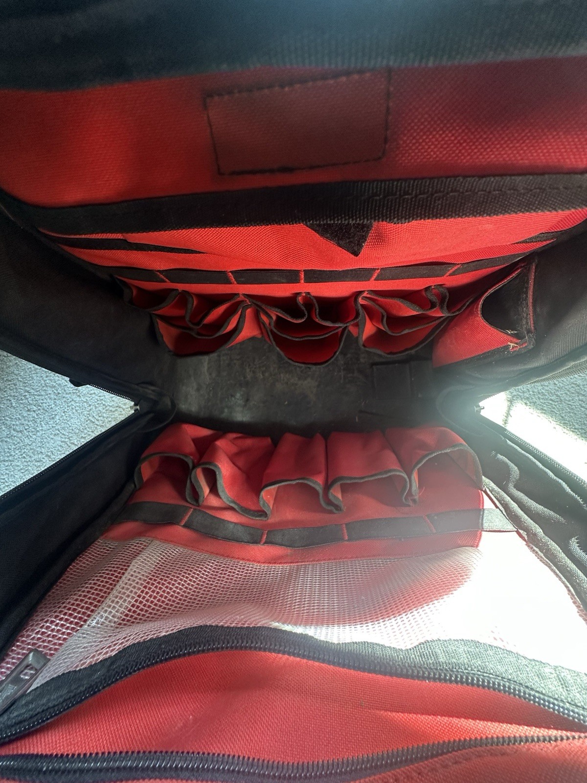 Milwaukee Packout Backpack 15″ Heavy-Duty Zippers, Reinforced Side Walls, Red