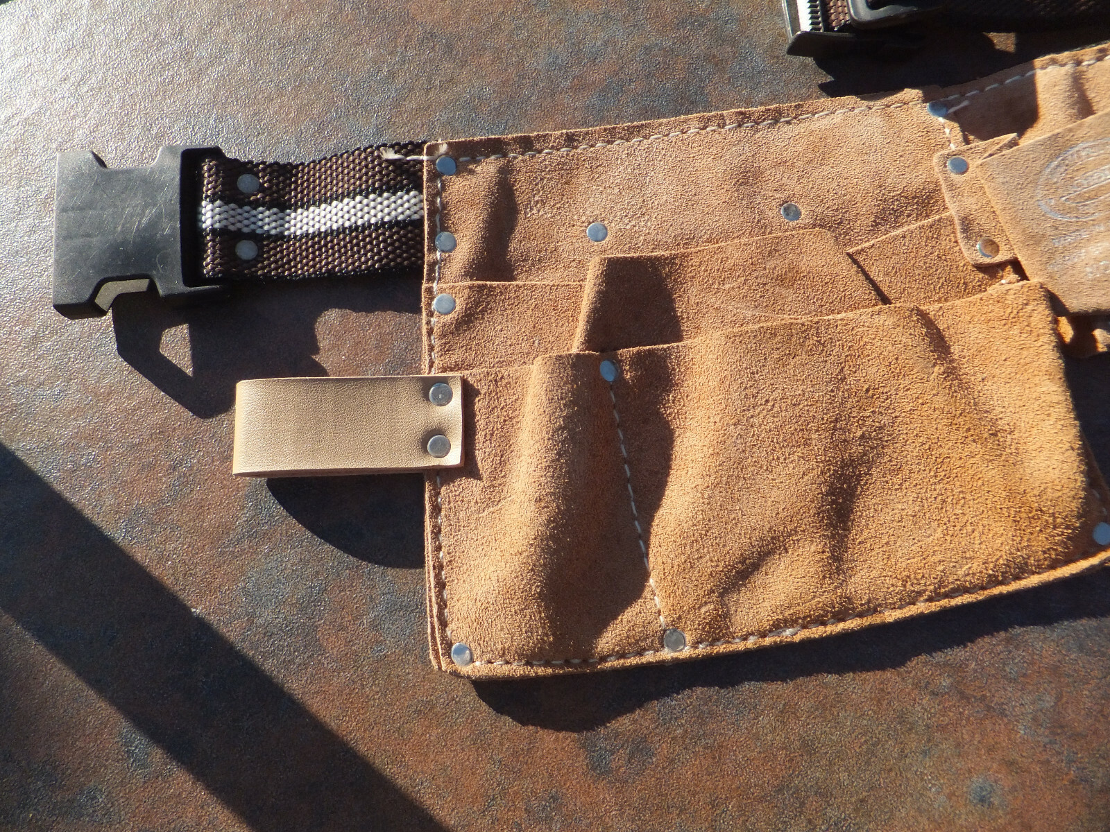 New Nicholas Heavy Split Cowhide Leather Carpenters Tool Apron Belt No 1910