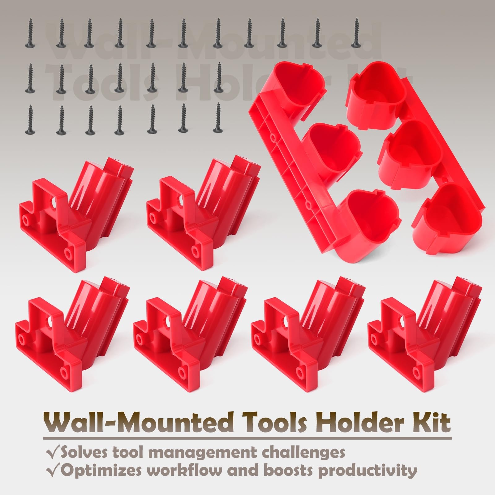 Tool Holders and Battery Holder Compatible with Milwaukee M12 12V Electric Dr…