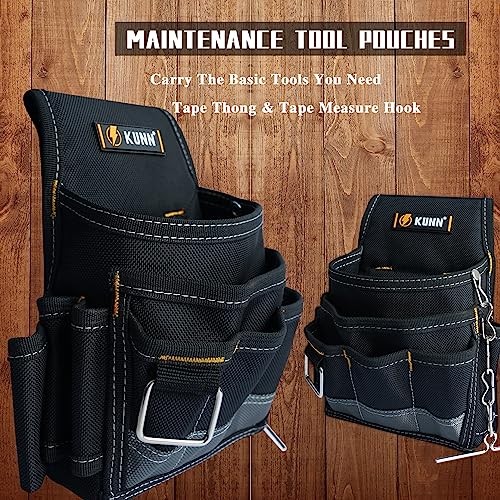 Electrician Tool Pouch – Durable Small Basic Maintenance Tool Pouch Belt Grey
