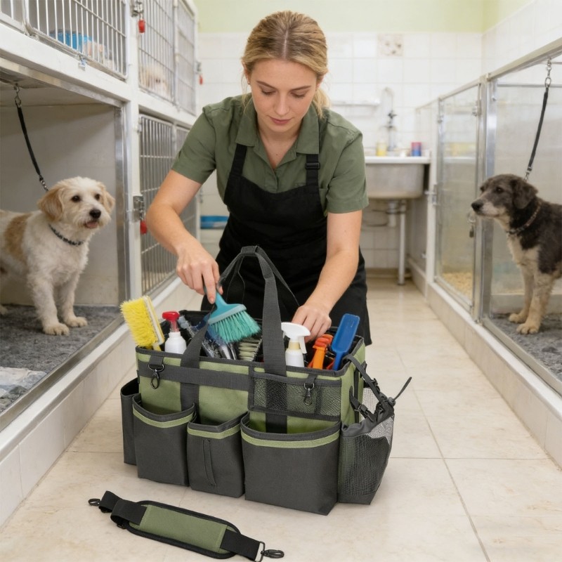 Durable Polyester Utility Container For Tools Cosmetics And Everyday Use