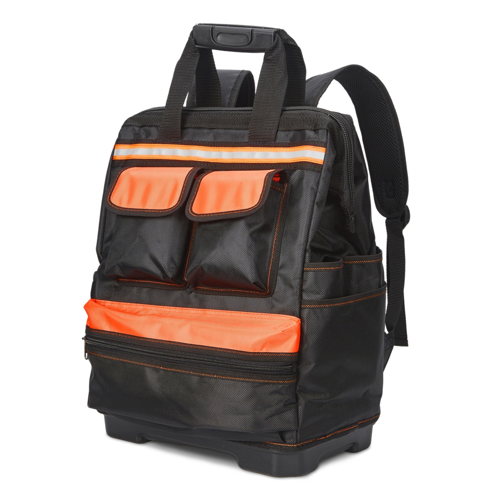 Tool Storage Bag Organizer Tool Backpack with 12 Pockets 1680D Oxford Fabric