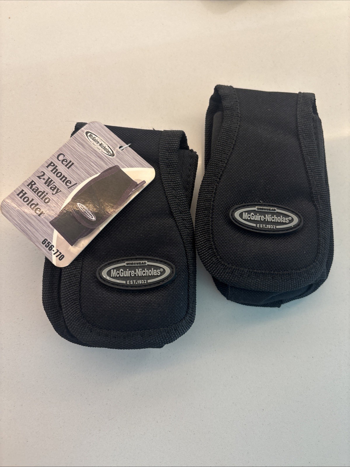 McGuire Nicholas Mini Pouch Rugged Nylon Cell Phone / Radio Holder