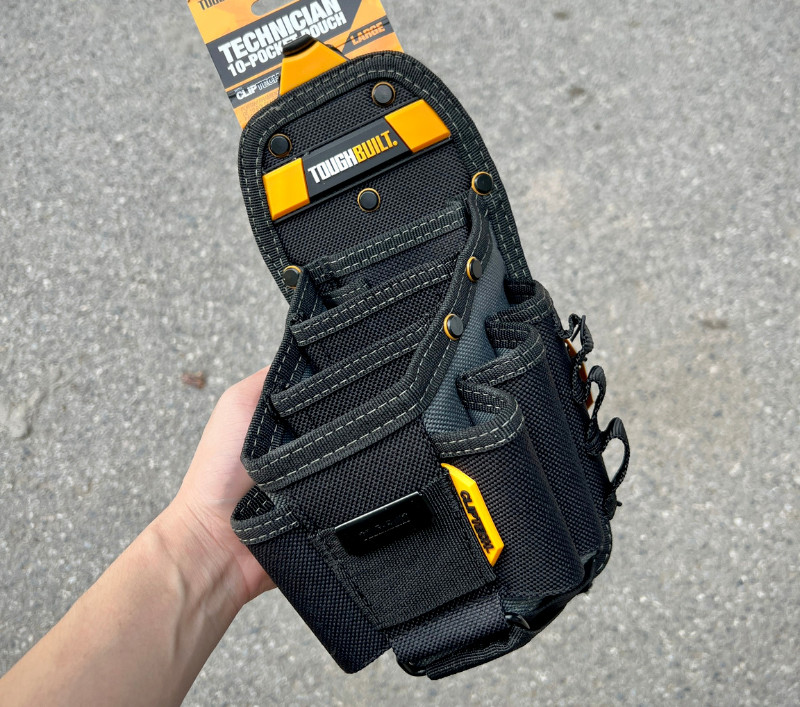 TOUGHBUILT TB-CT-36-L10 Electrician Technician Tool Belt Pouch Utility Waist Bag