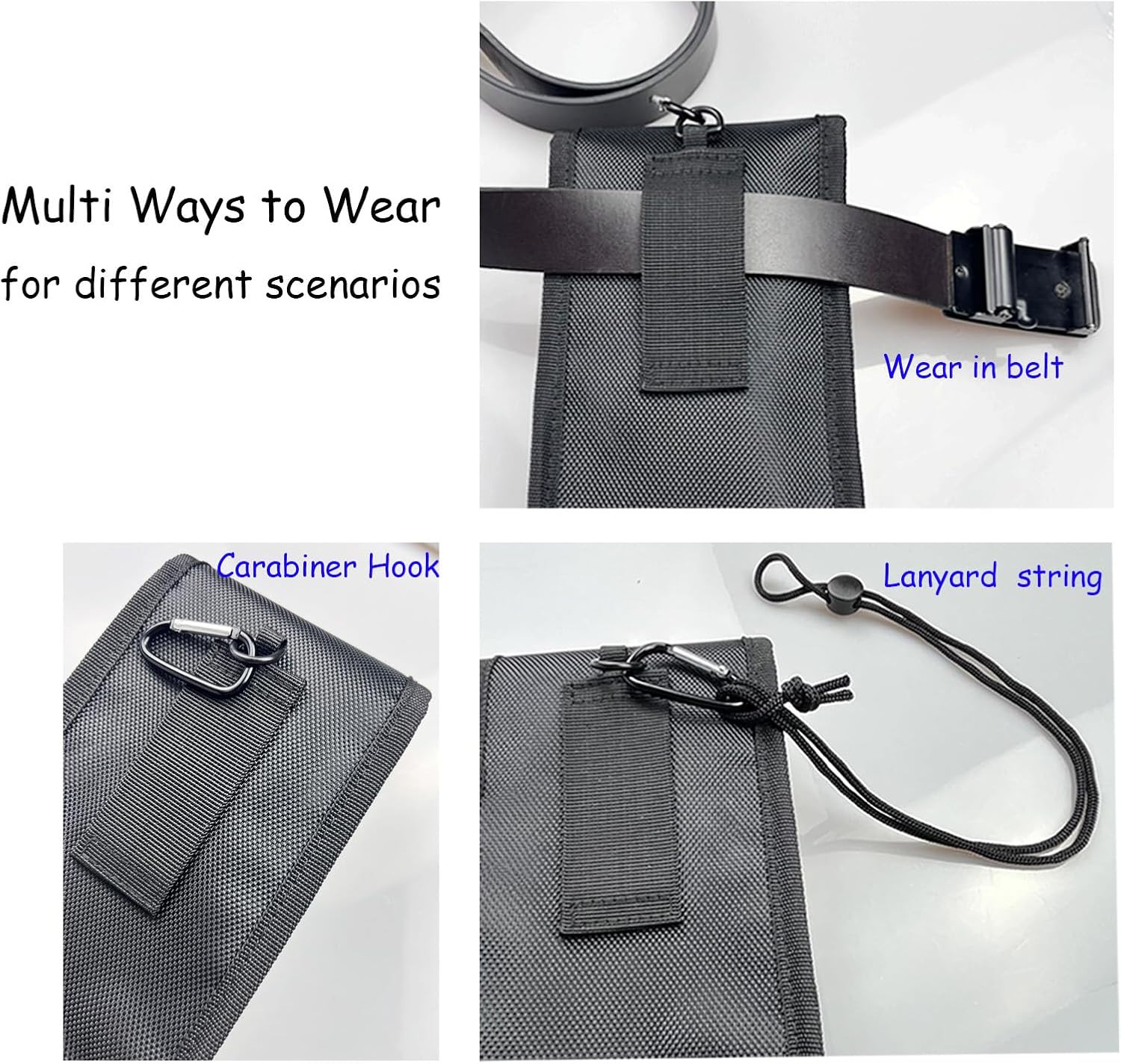 Belt Tool Pouch,Tactical Utility Pouch, Heavy-Duty Nylon EDC Multitool Organizer