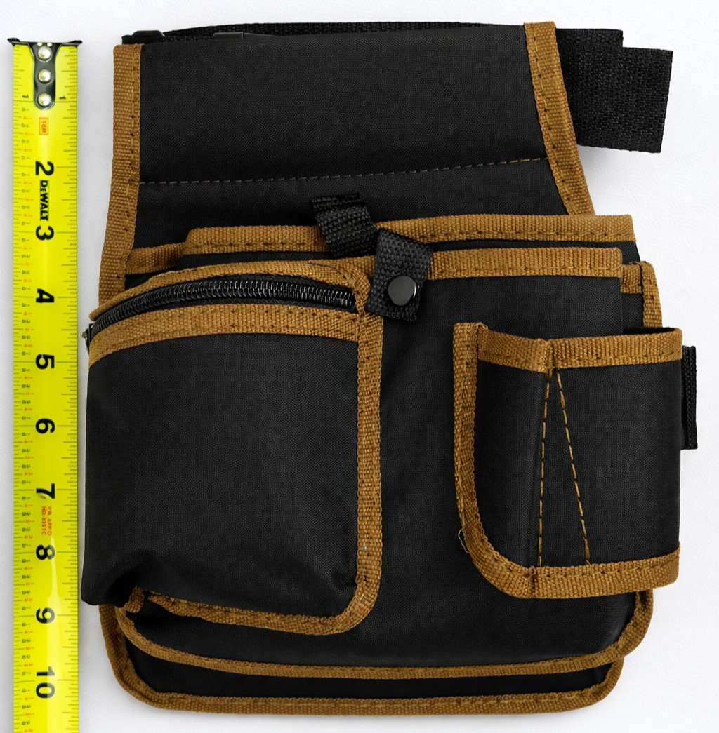 Tool Bag Pocket Organizer Black Brown