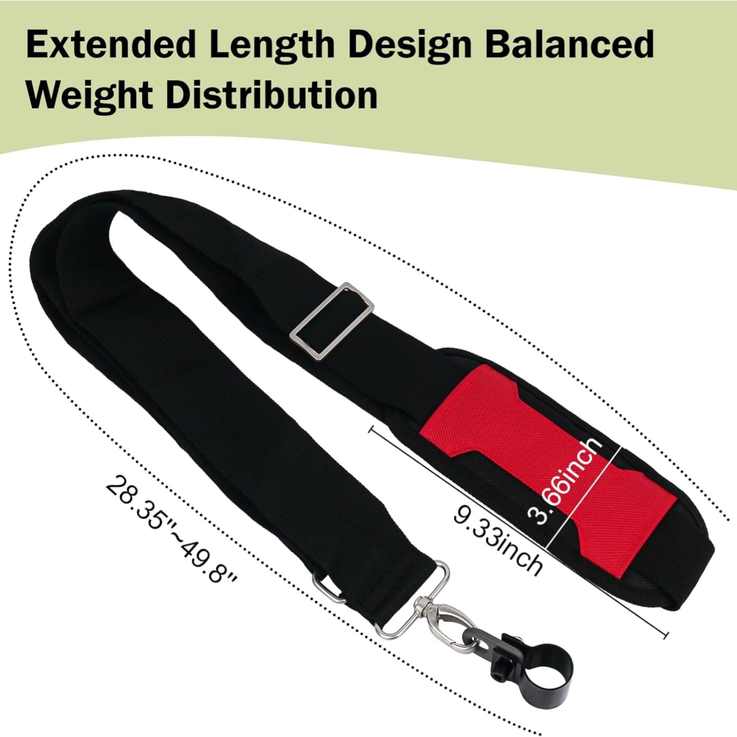Comfort-Enhancing Shoulder Strap for Milwaukee M-18 Tools – 9-Inch Length