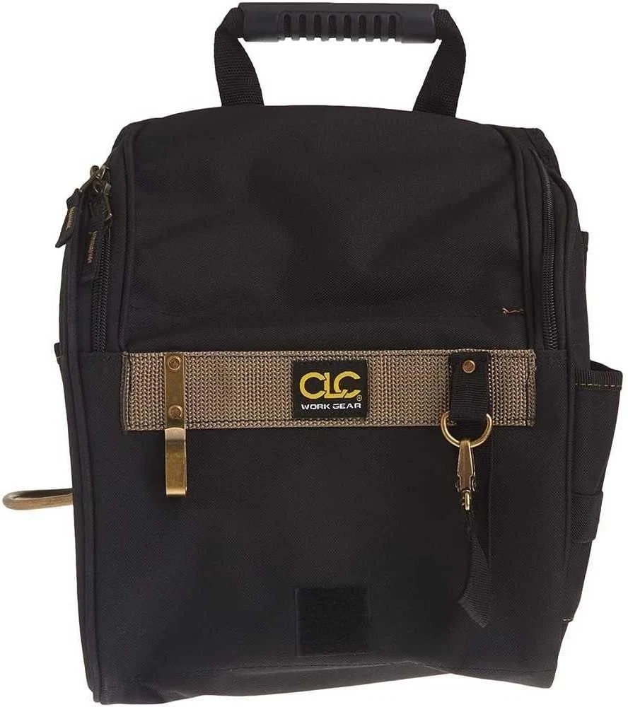 CLC 1509 Professional Electrician’s Tool Pouch – 21 Pocket Zipper Closure, Black