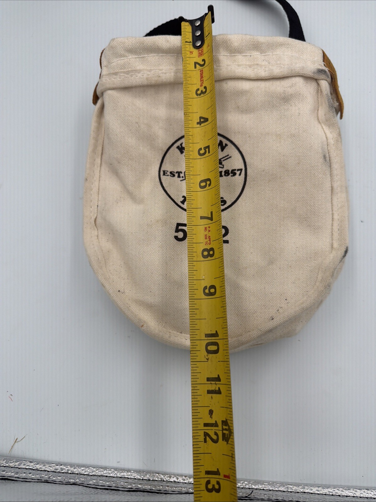 Klein Tools 5142 Tool Pouch Canvas With Leather Belt