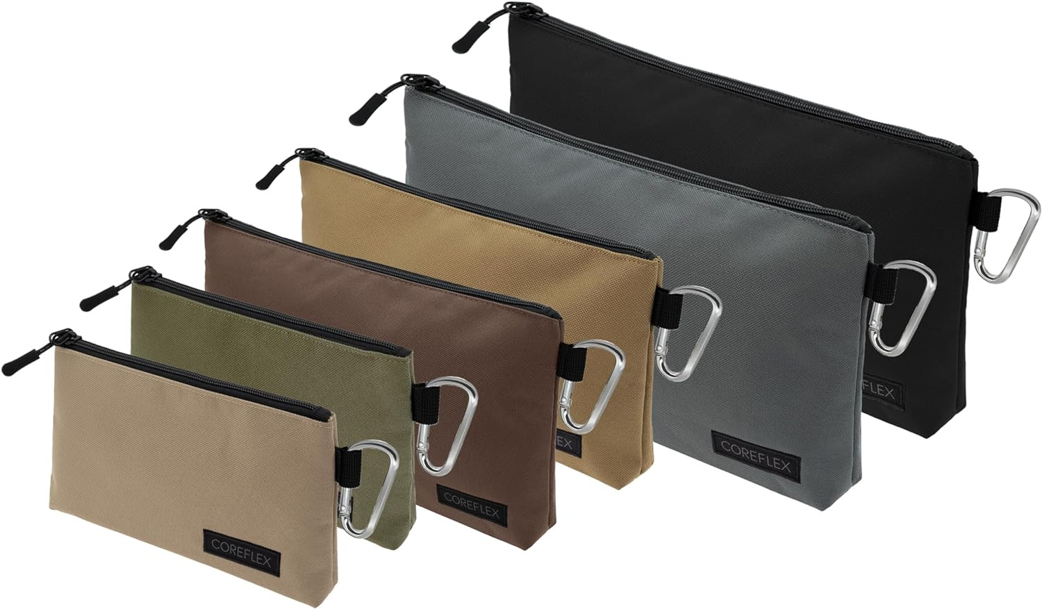 COREFLEX Premium Tool Pouch Zipper Bag, Small Tool Bag, Multipurpose Storage pou
