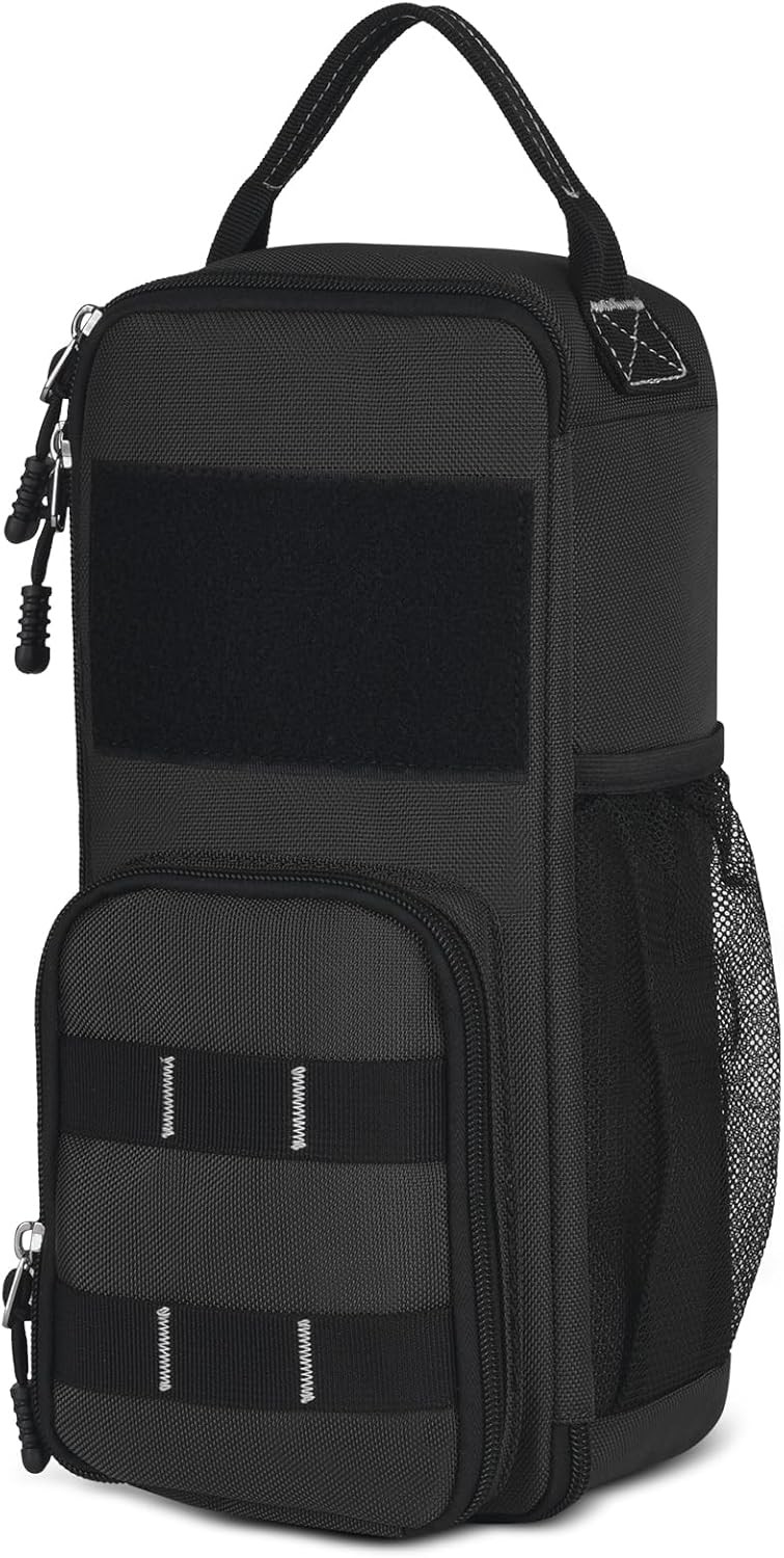 LAKE OF FIRE 12.6″ Small Tool Bag Pouch for Men with Multiple Pockets, Waterproo