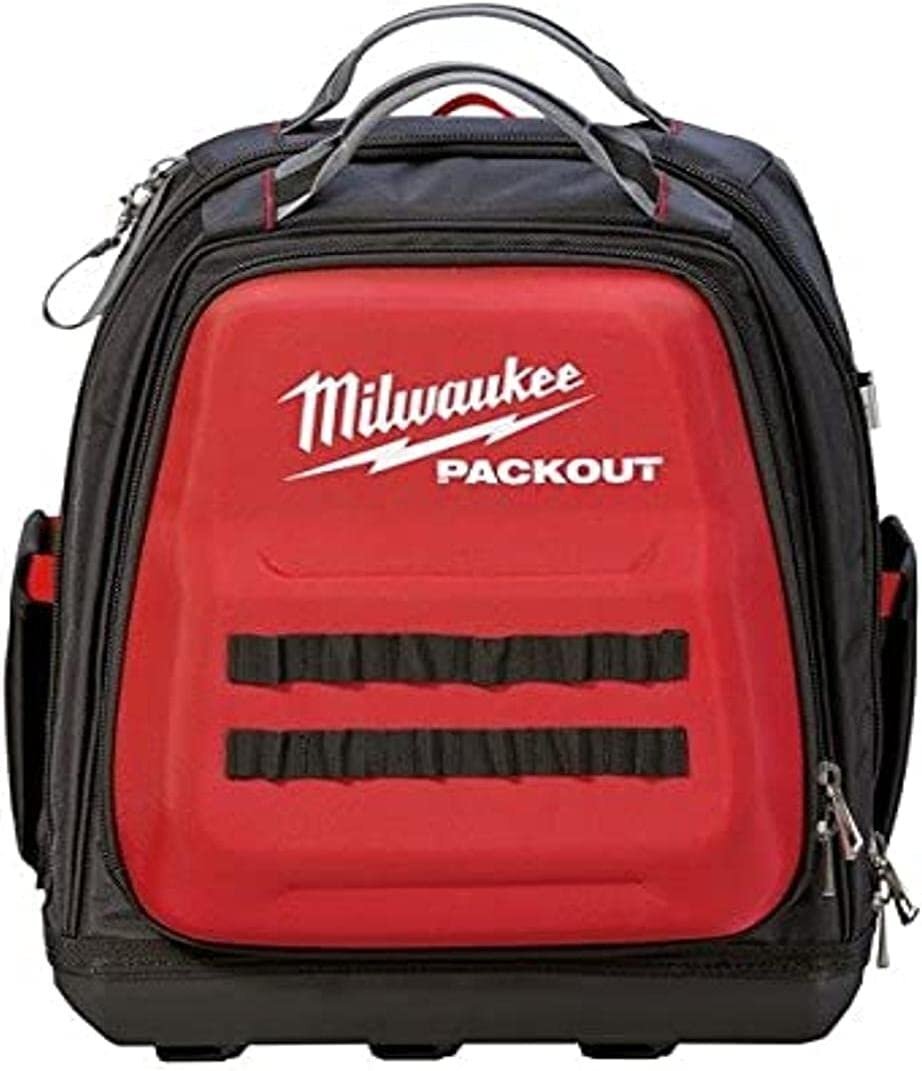 MILWAUKEE’S Tool Backpack,Red/Black,48 Total Pockets (48228301)