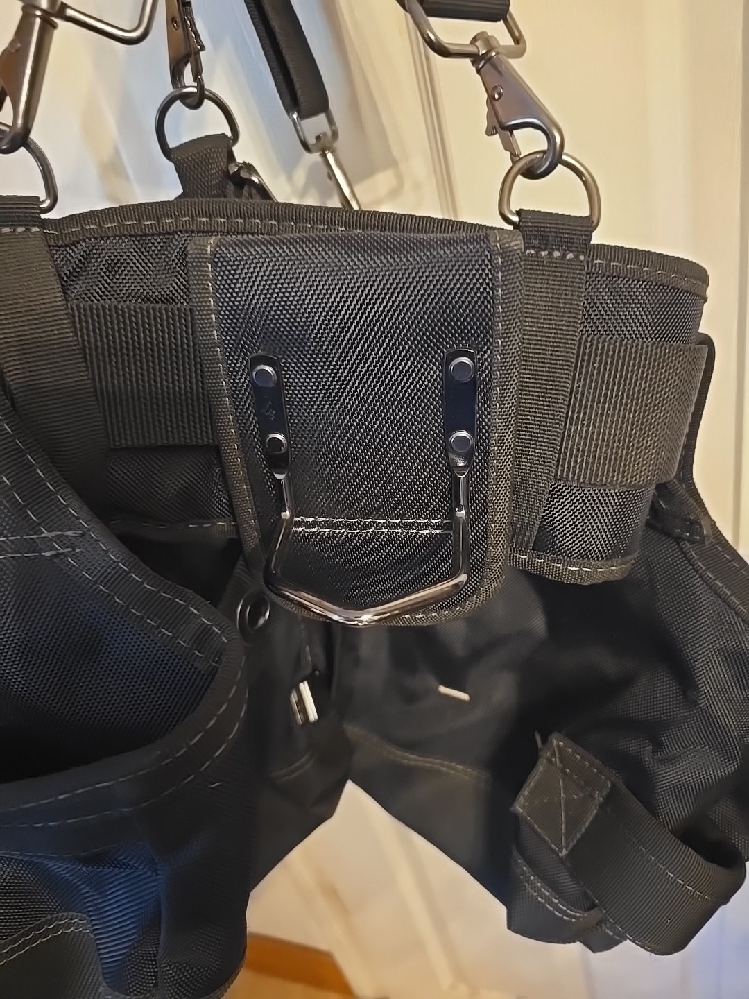 Dead On Tools Quality 19 Pocket Carpenters Tool Belt Suspenders Hammer Holster +