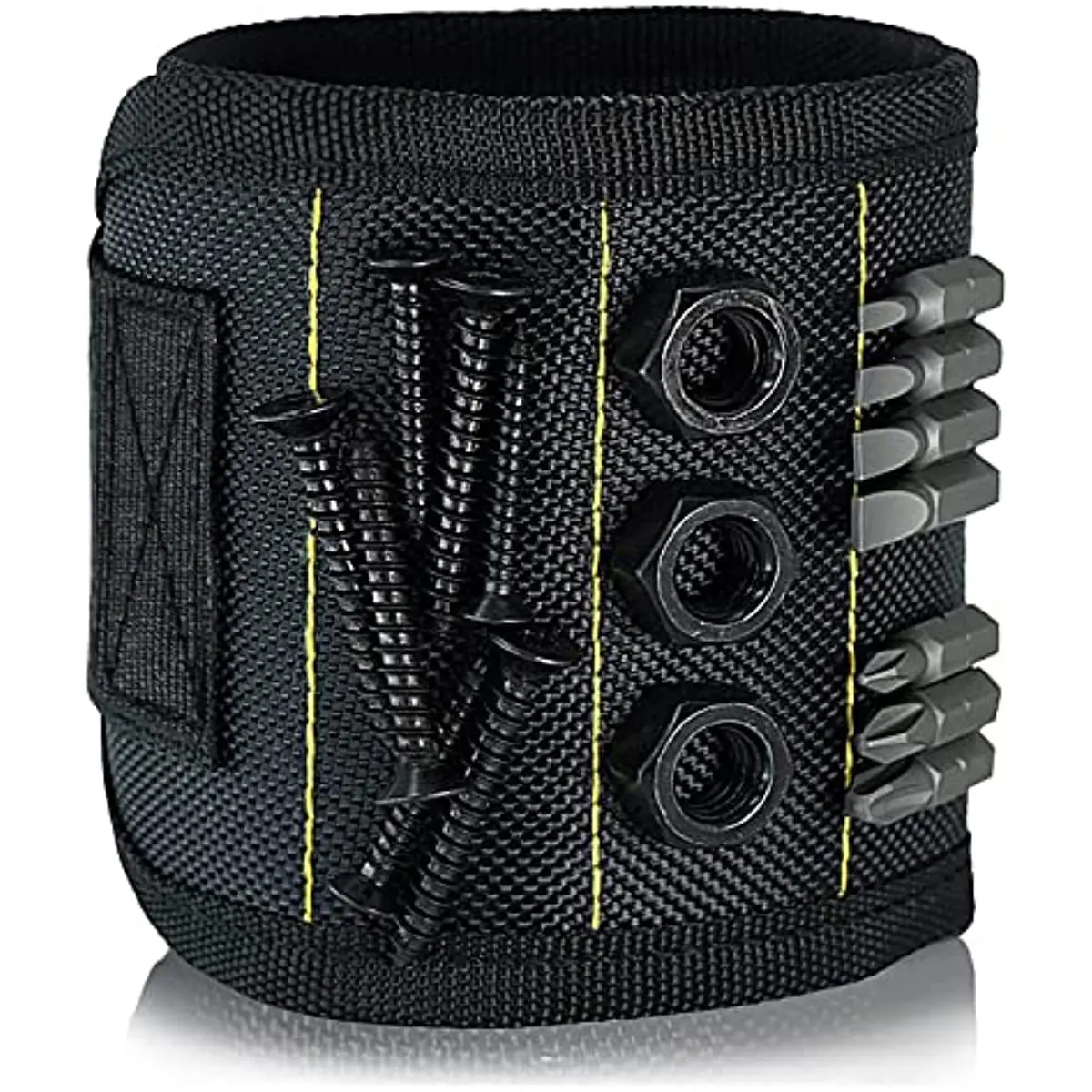 Magnetic Wristband for Men Women | 15-Magnet Tool Holder for Screws Nails Bits