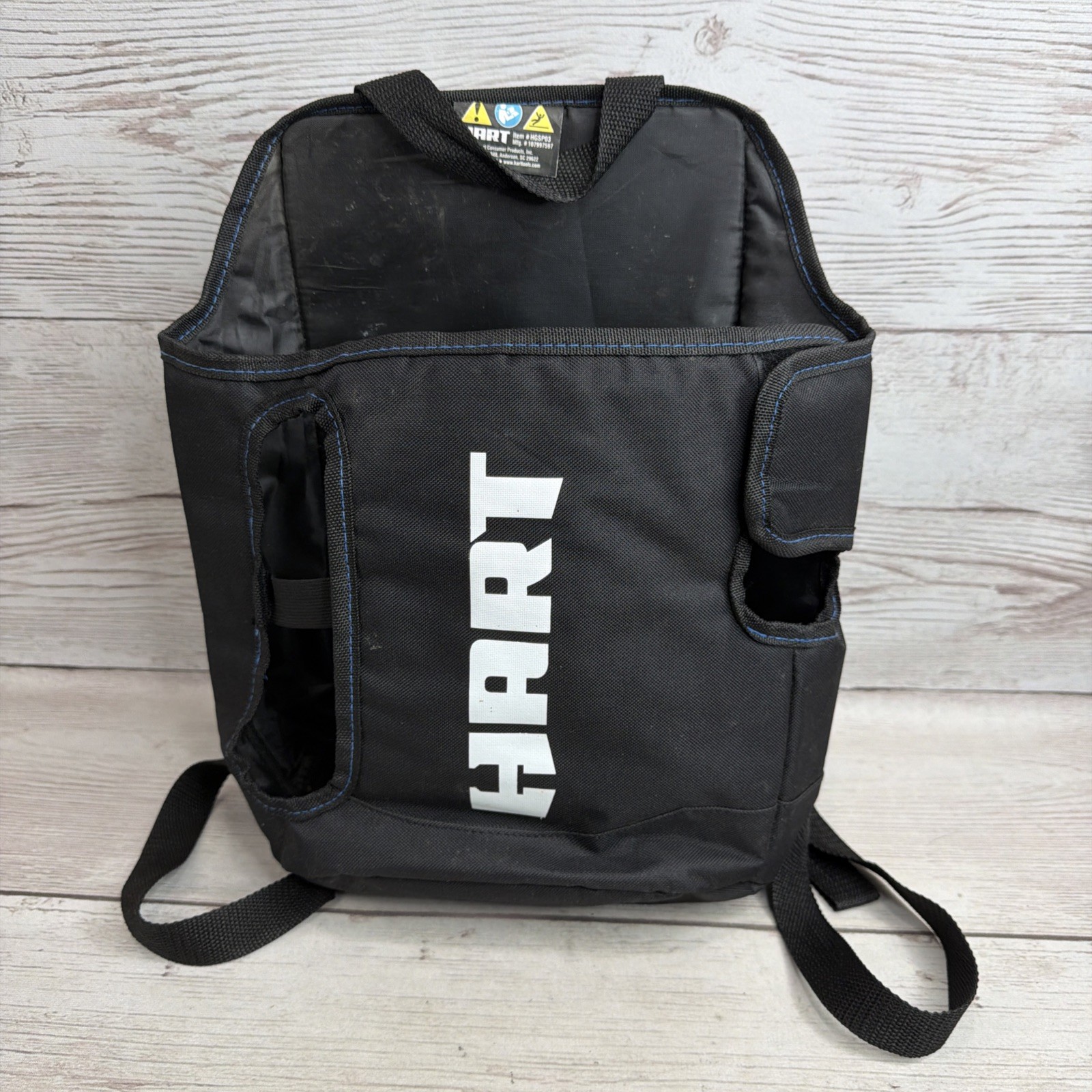 Hart Tool Organizer Open Backpack w/ Chest Buckle Model HGSP03 Free Shipping!