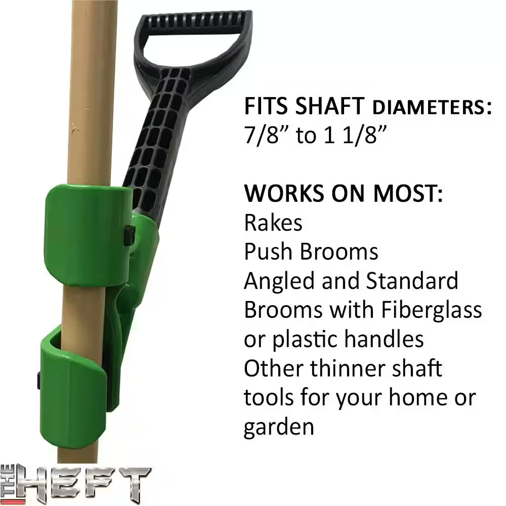 Heft 18 In. Ergonomic Back-Saving Multi-Tool Secondary Handle (Pack of 2)