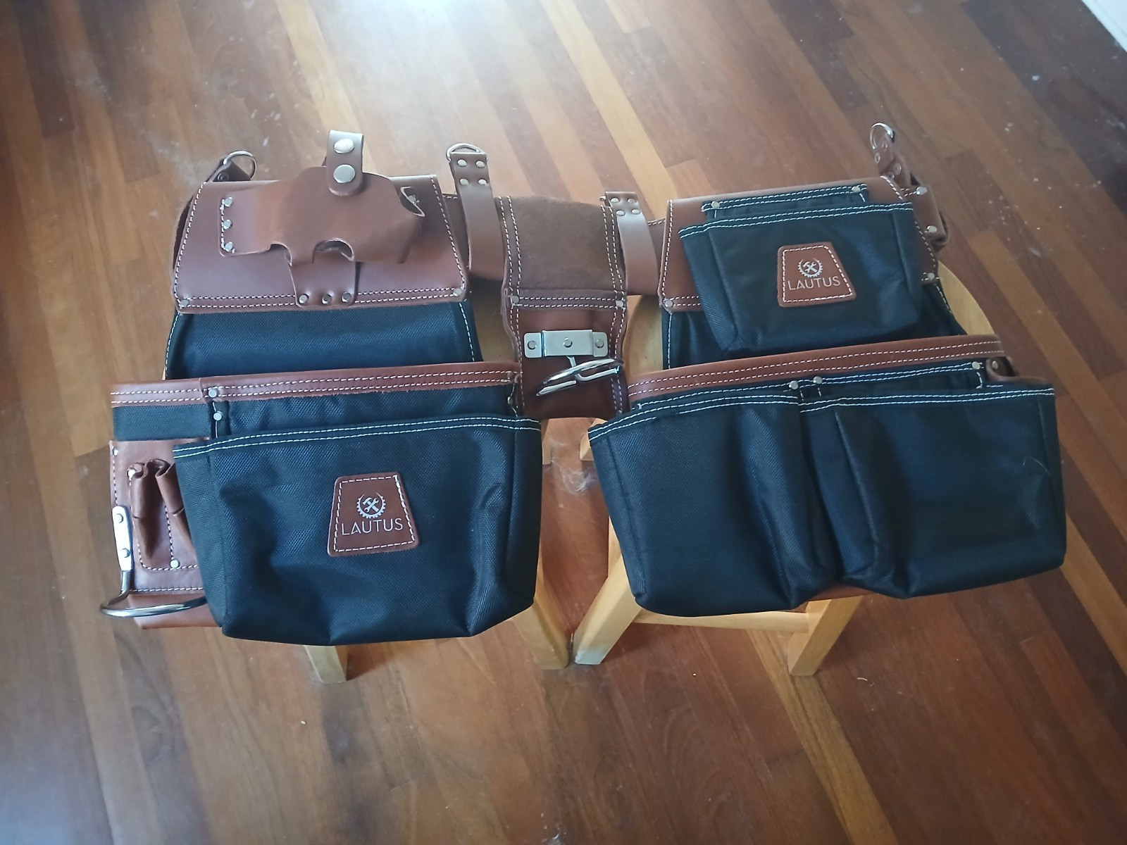 LAUTUS Oiled Tanned & Heavy Duty Nylon Tool Belt