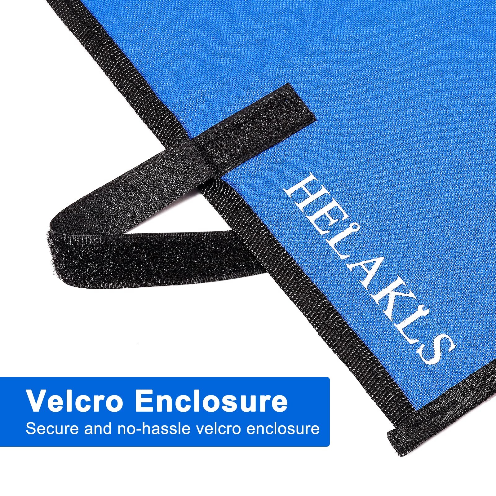 HELAKLS Wrench Tool Roll Up Pouch Metric 12 Pocket (8-19mm) Tool Roll Bag for…