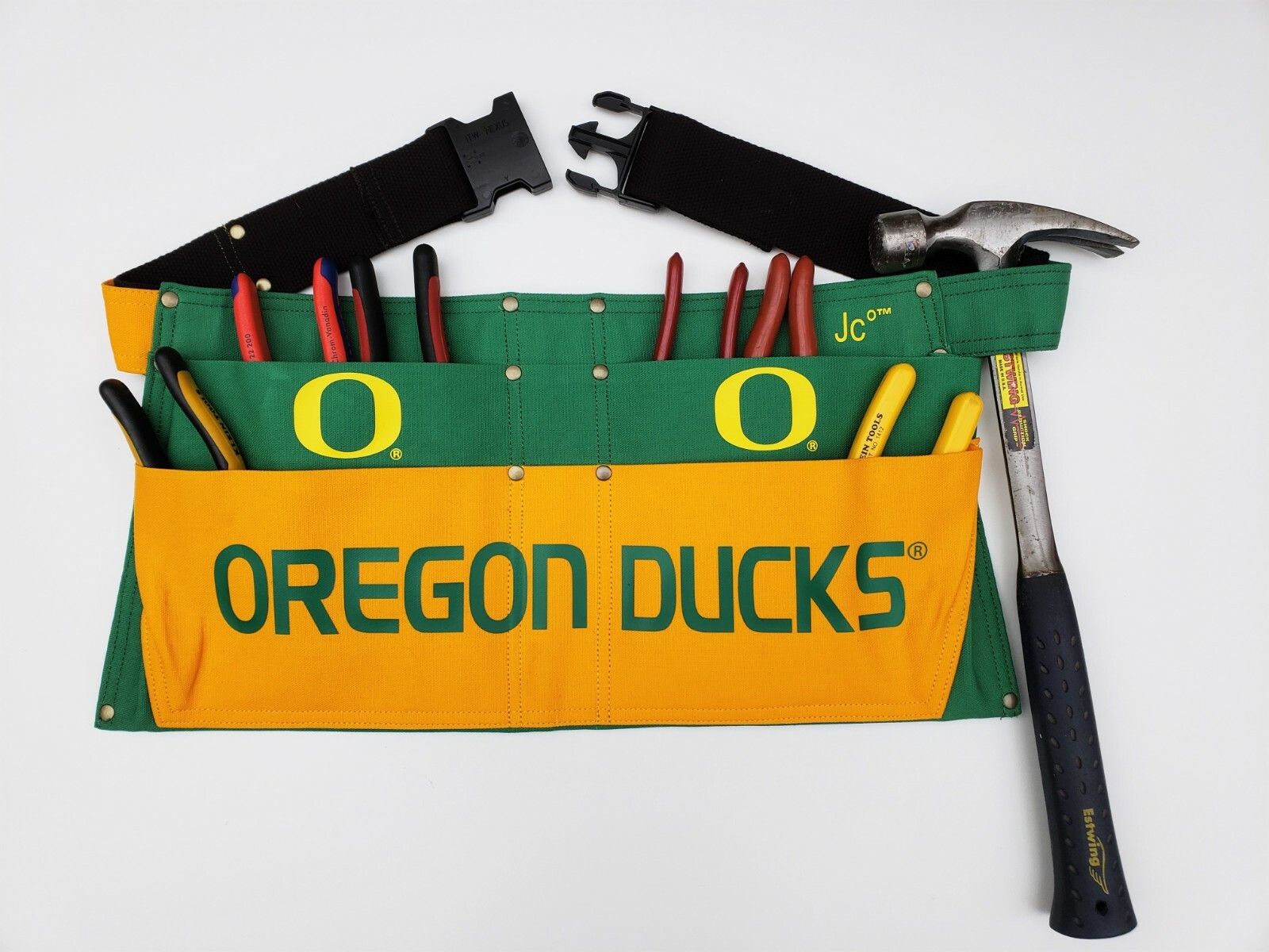 JCo Sport officially licensed duck canvas fan gear tool apron. Regular(30-39)in.