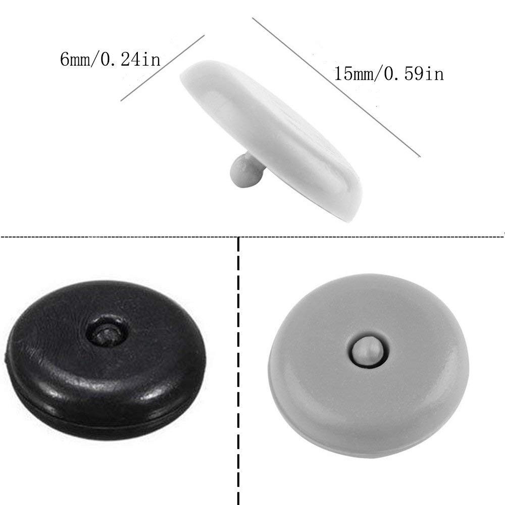 Y-Axis Seat Belt Button Buckle Clip Stop – Universal Fit Black, Grey, Beige