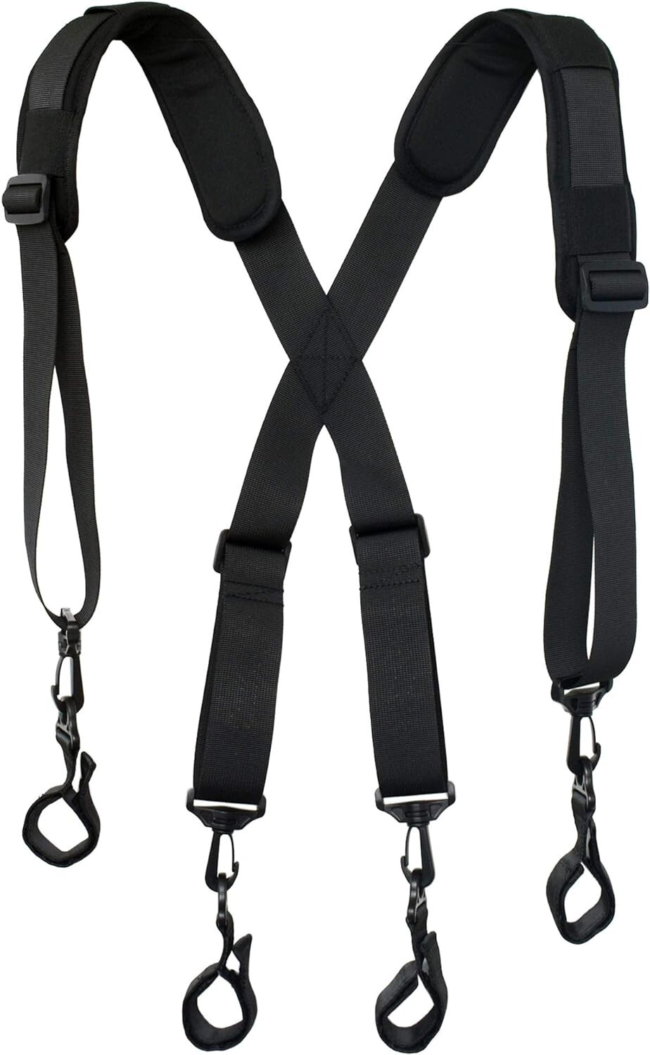 Strong tool belt suspenders heavy duty work for men with loop clips attachment