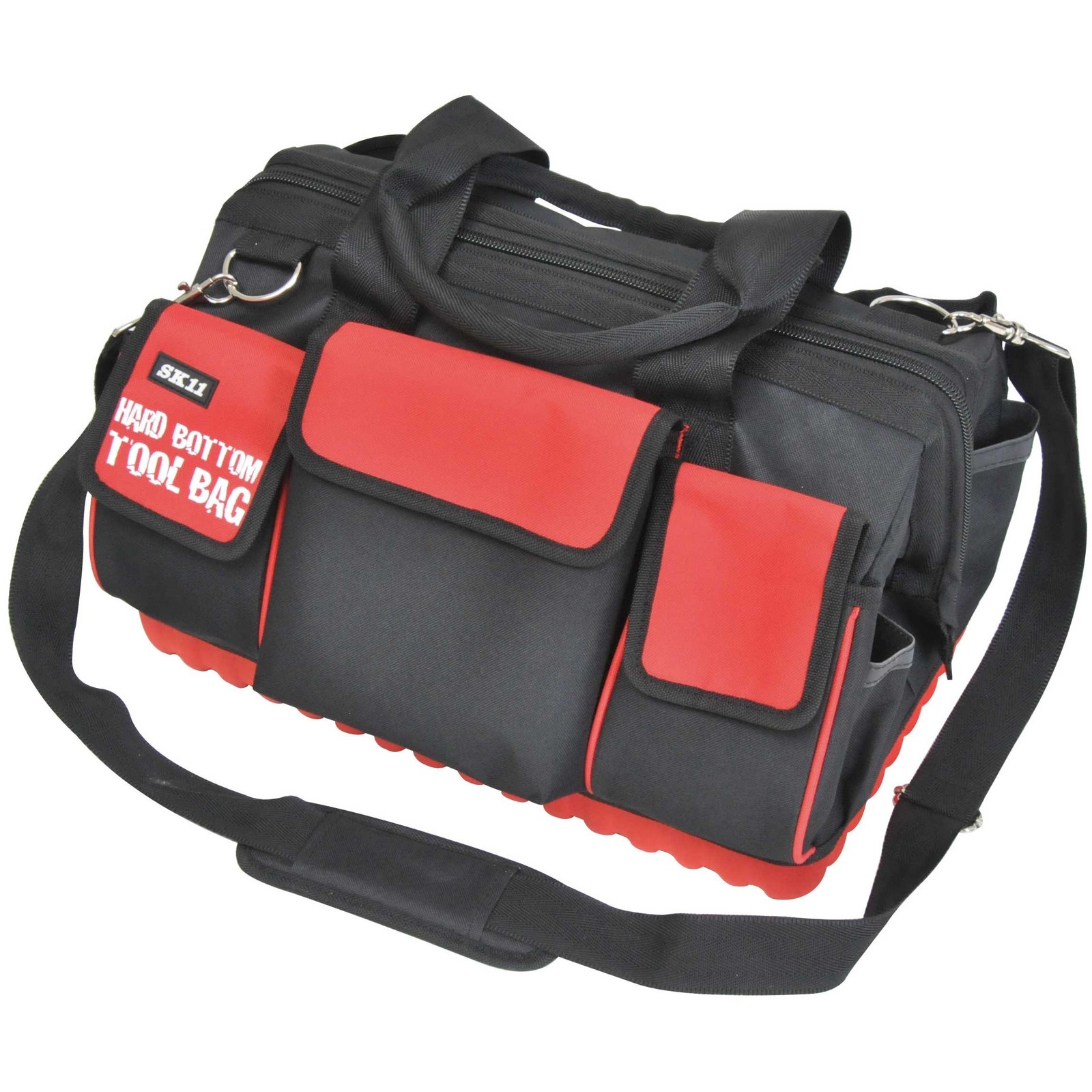 SK11 STB-HB-400 Tool Bag PRO Hard Bottom Shoulder Strap with Pocket Wide Opening